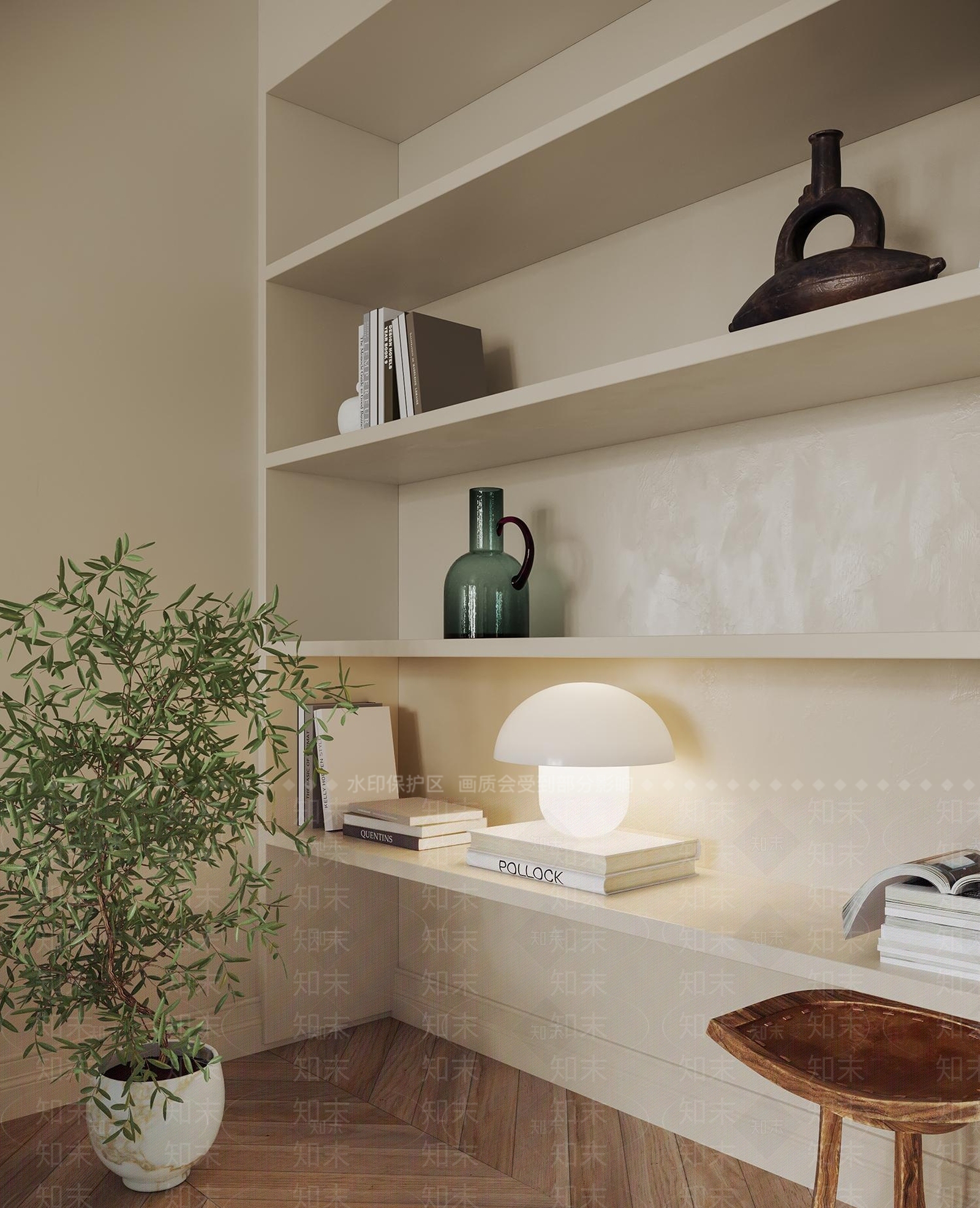 现代摆件组合3D模型下载【ID:1199244831】
