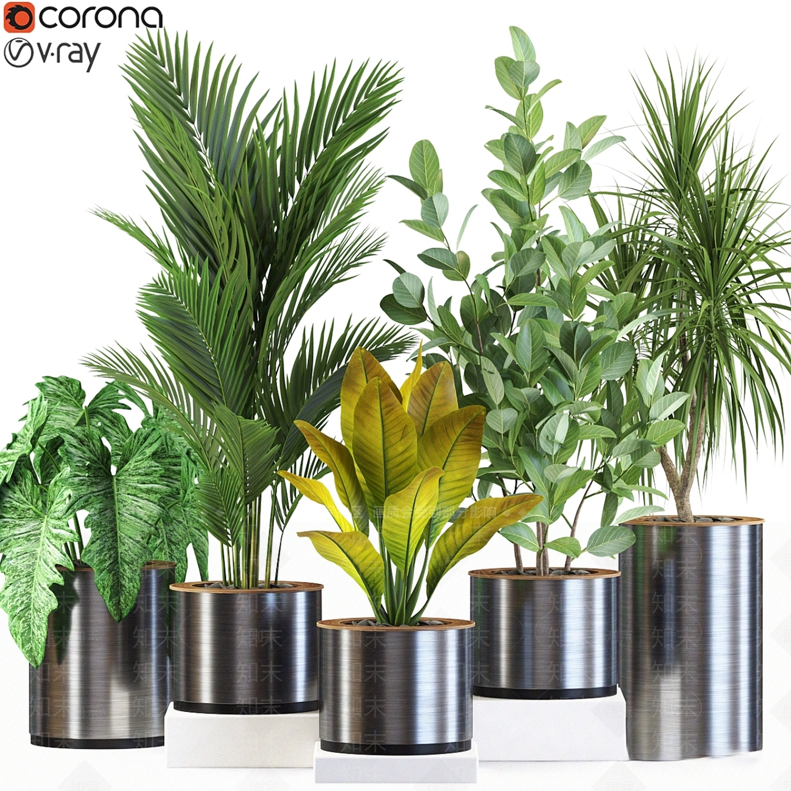 盆栽3D模型下载【ID:1199251264】