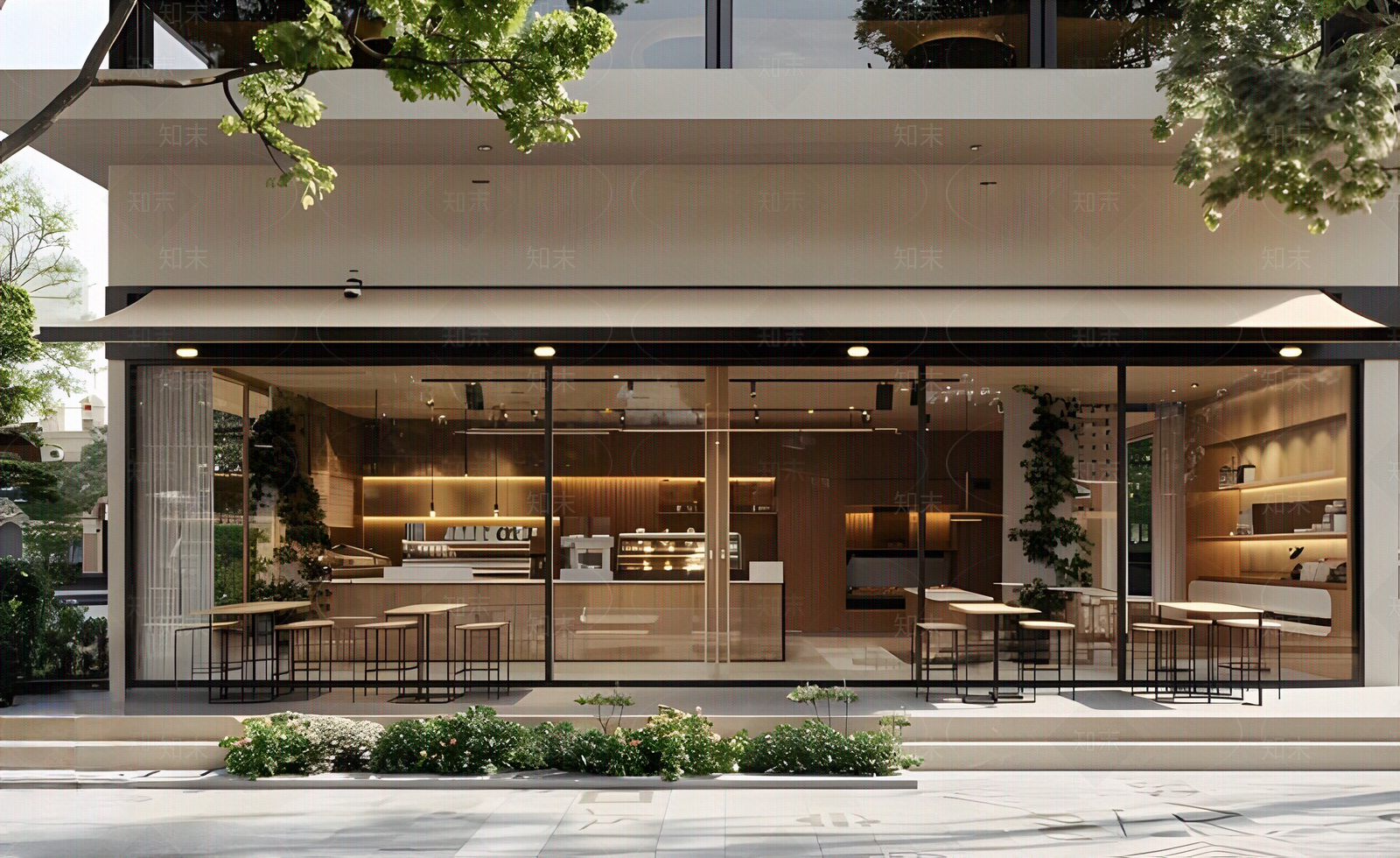 店铺高清贴图材质