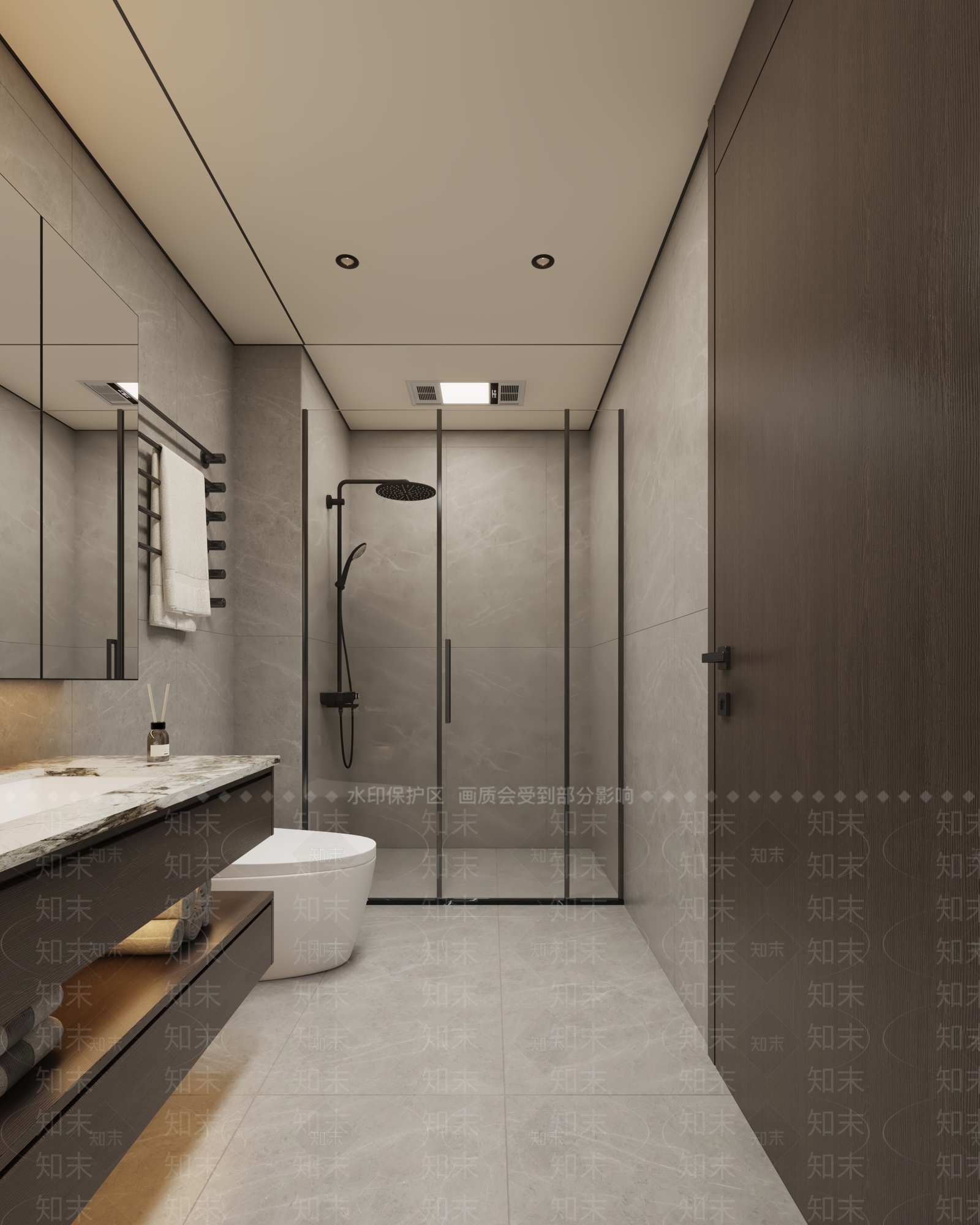 现代意式卫生间3D模型下载【ID:1199258525】