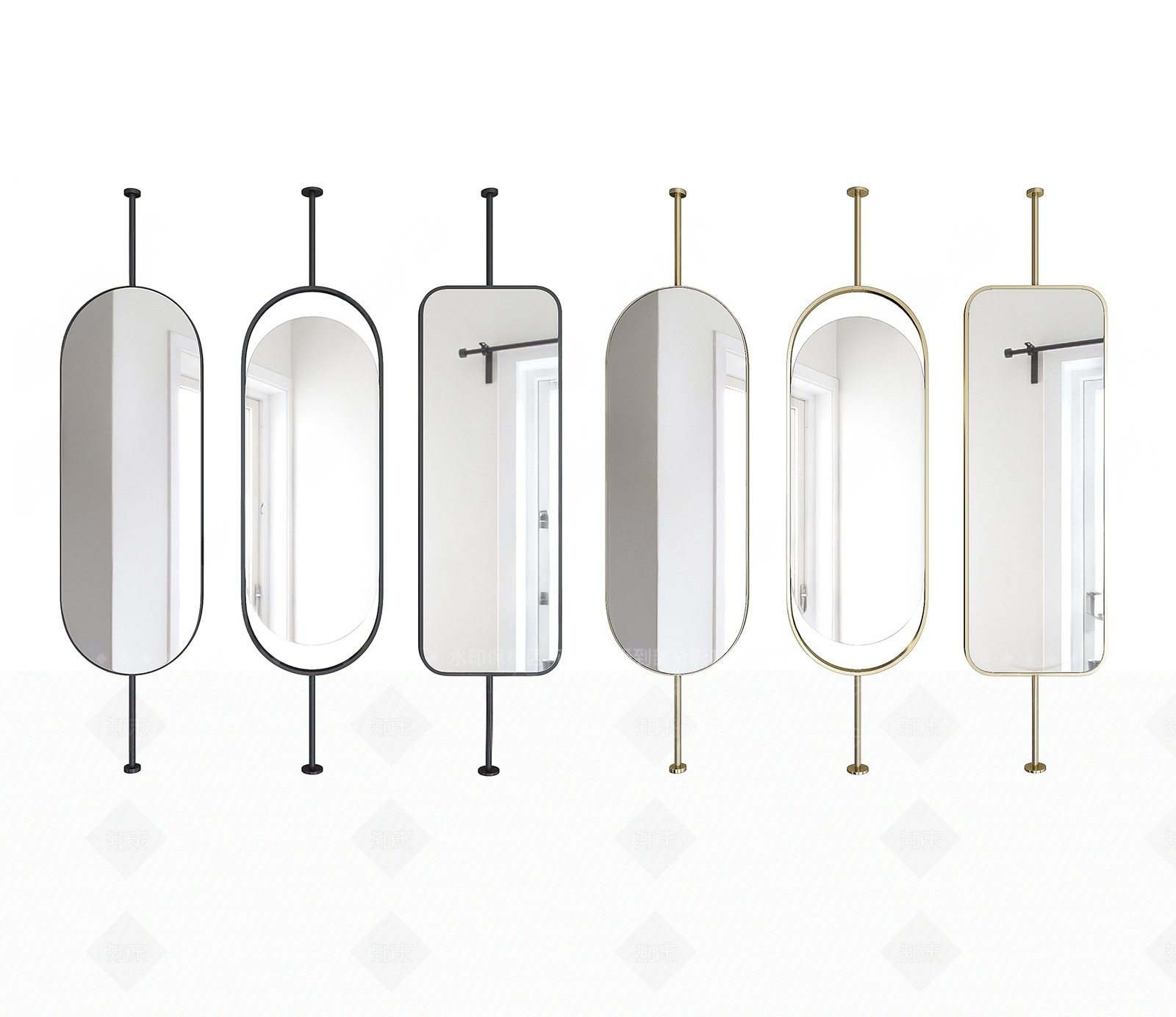 现代镜子SU模型下载【ID:1199259769】