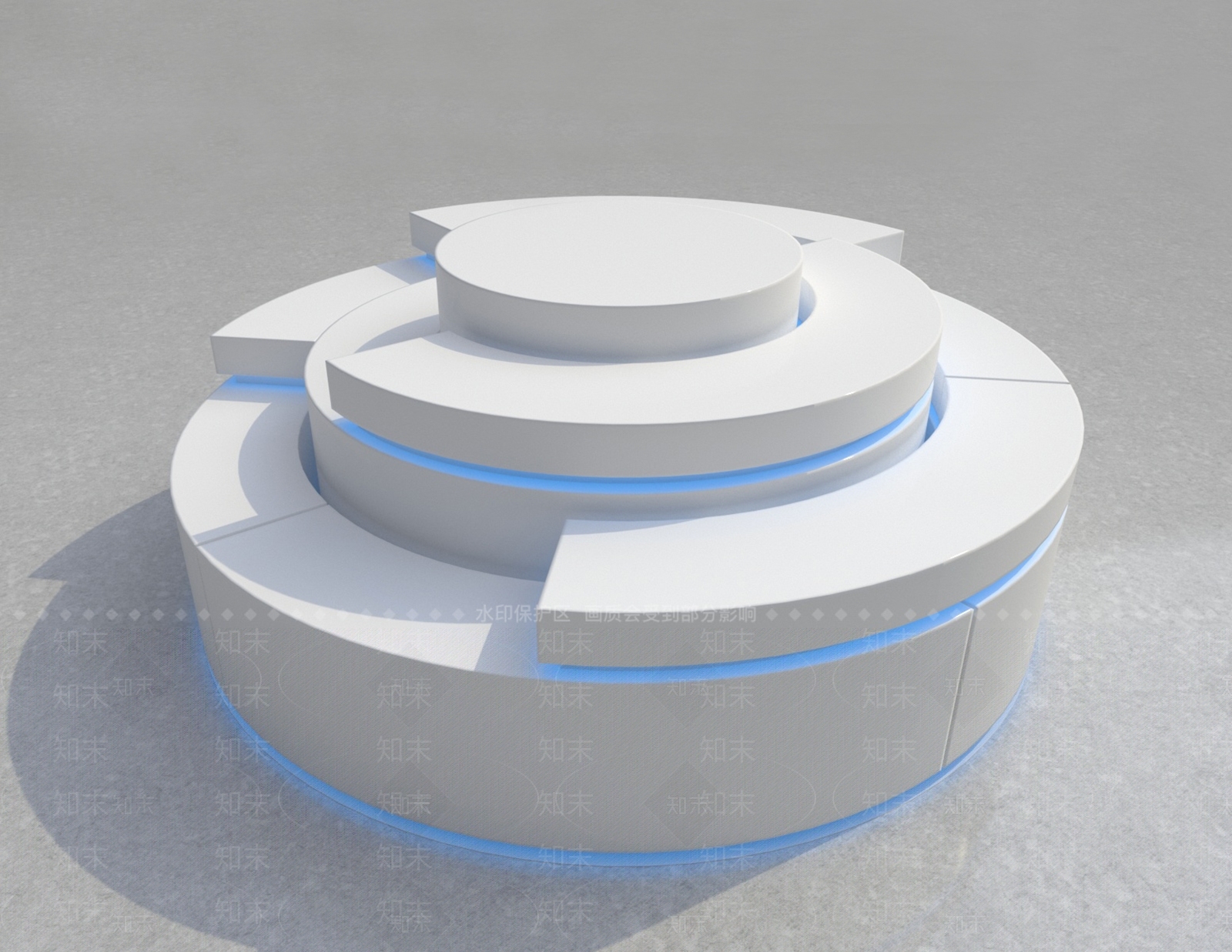 现代其他展台SU模型下载【ID:1199260324】