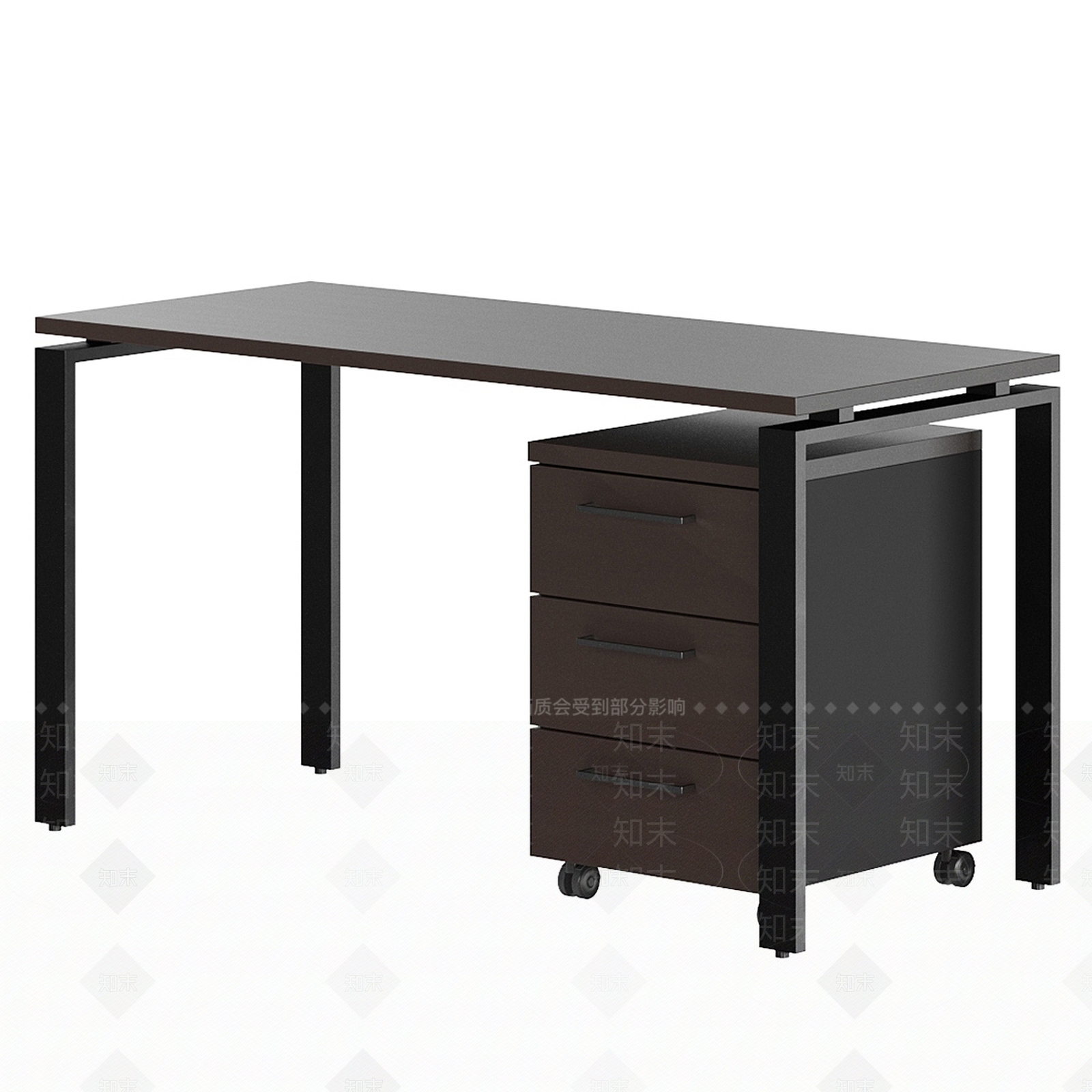 办公桌椅3D模型下载【ID:1199264439】