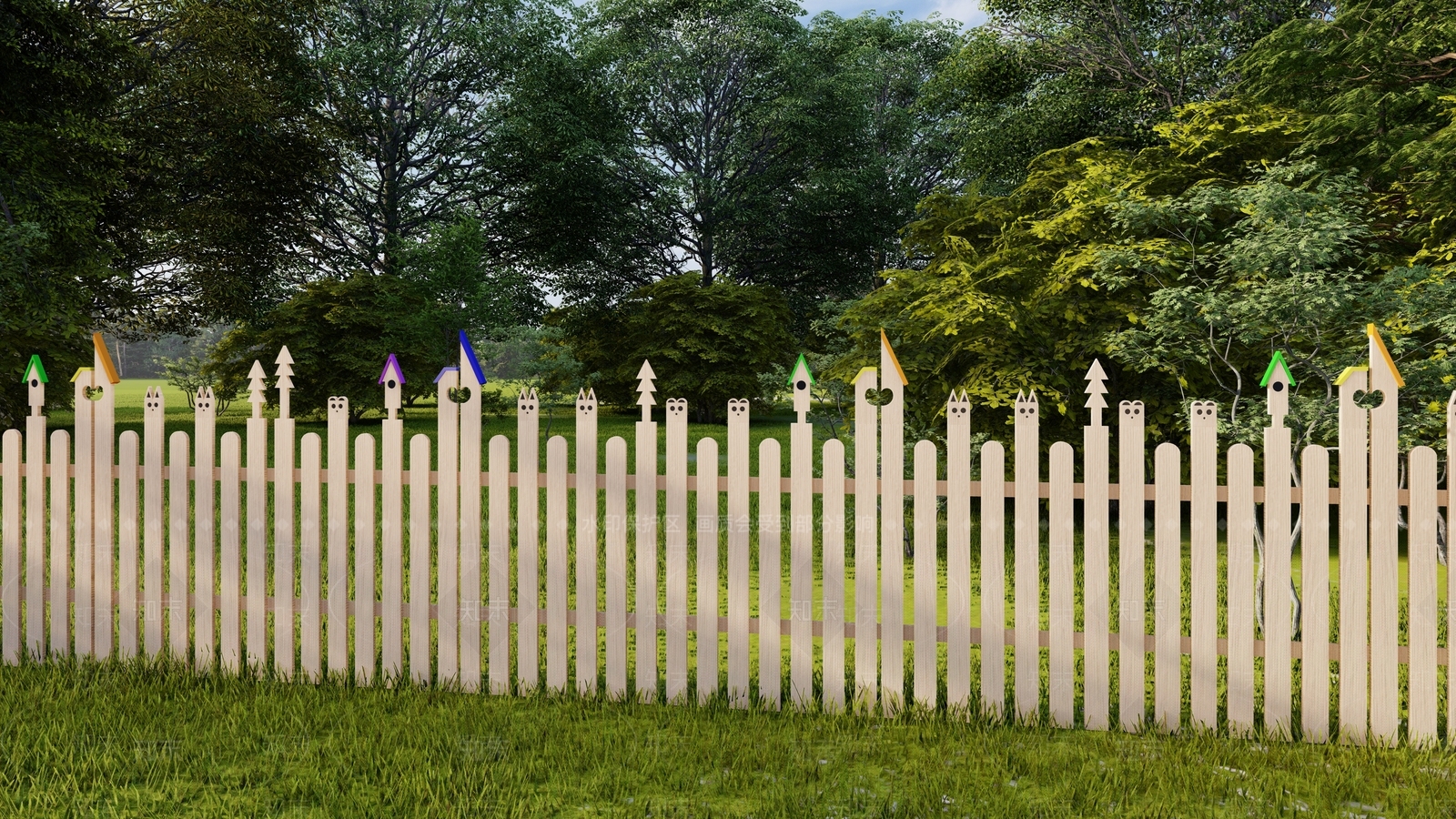 现代极简栏杆扶手SU模型下载【ID:1199265205】