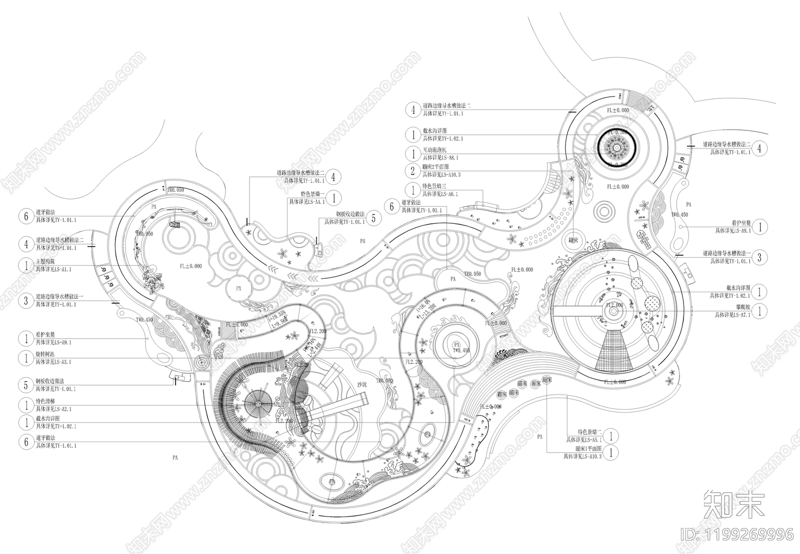 现代儿童乐园施工图下载【ID:1199269996】