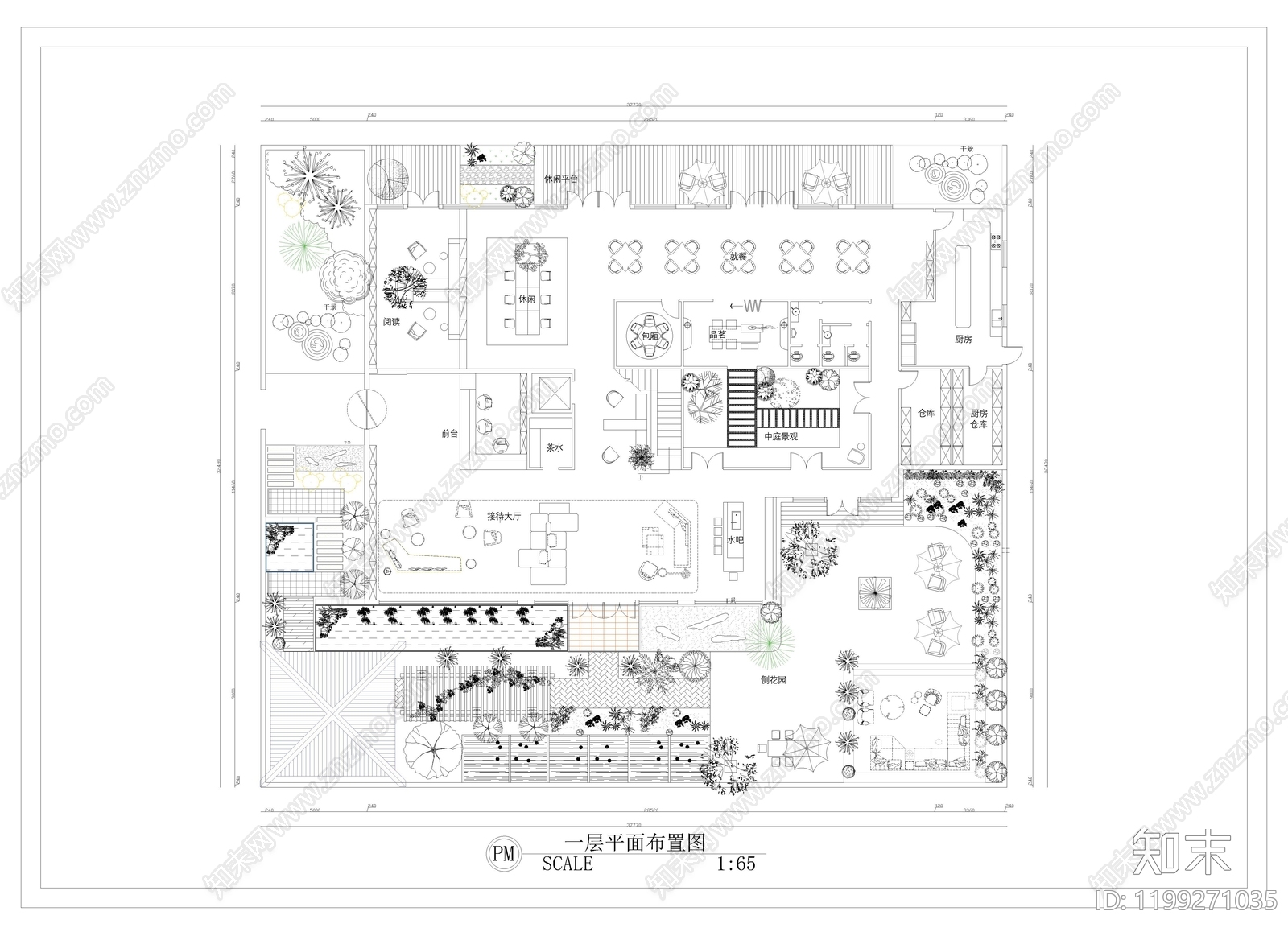 民宿景观施工图下载【ID:1199271035】