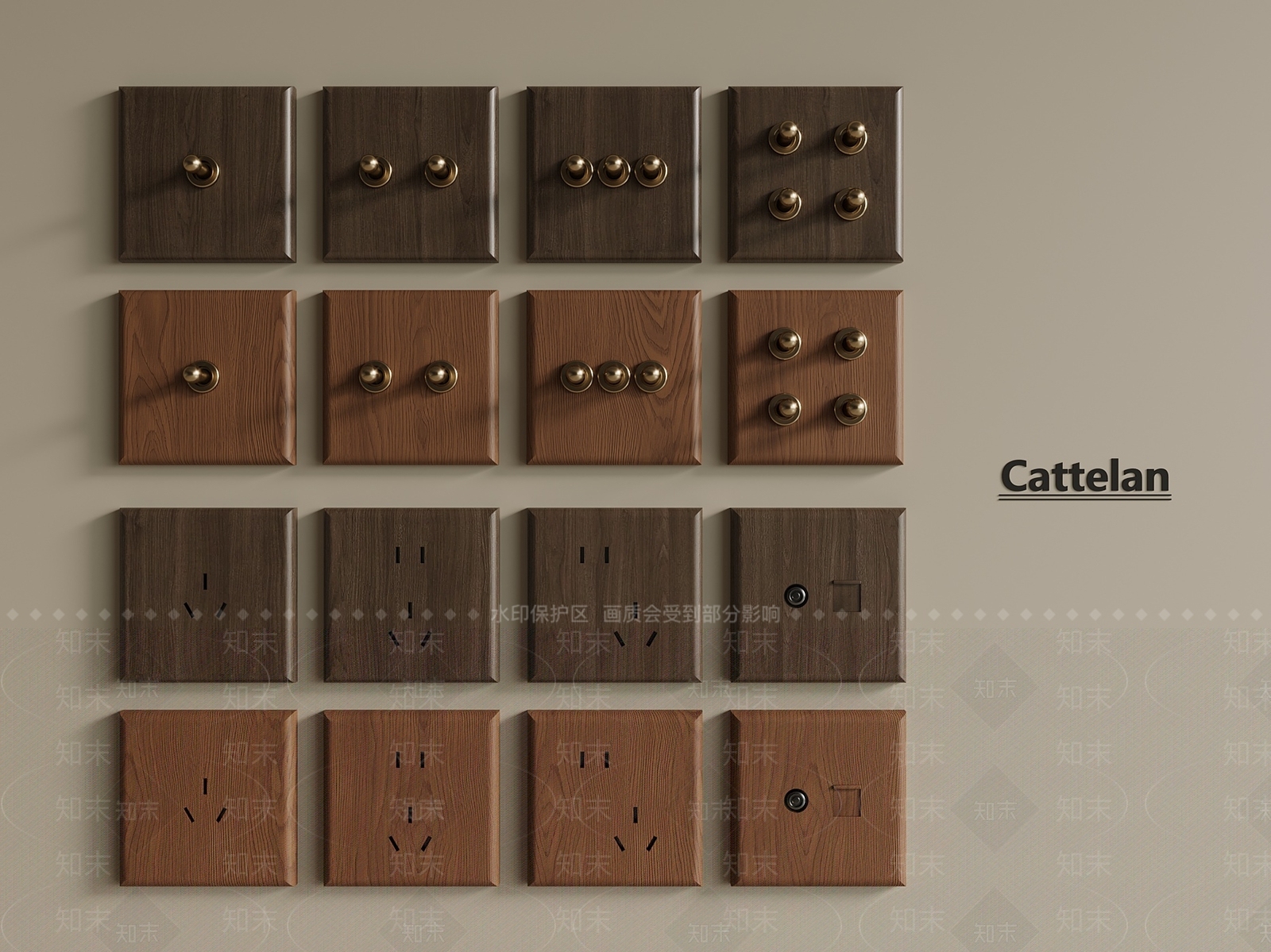 开关插座SU模型下载【ID:1199273401】