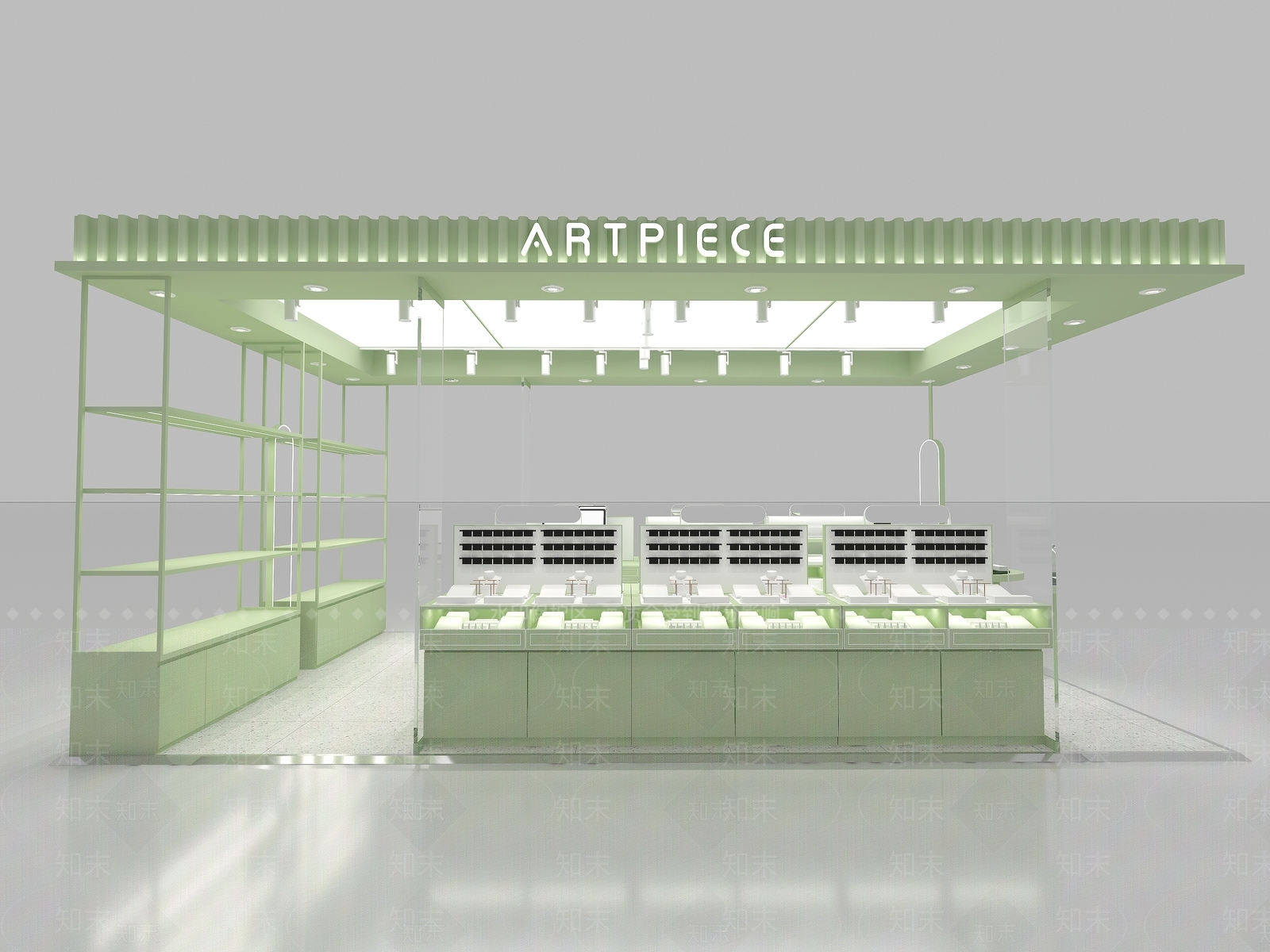 现代珠宝店3D模型下载【ID:1199274997】