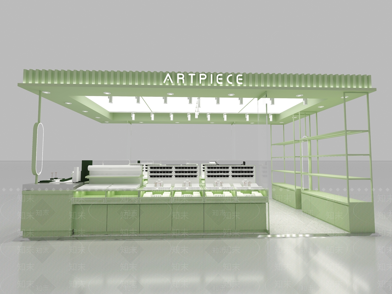 现代珠宝店3D模型下载【ID:1199274997】