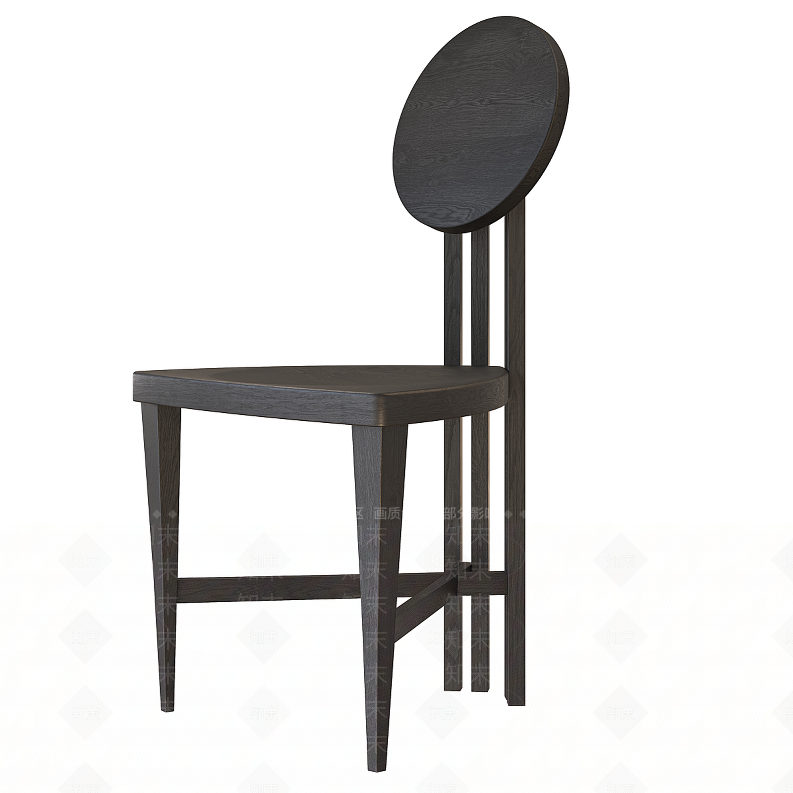 现代欧式餐椅3D模型下载【ID:1199275948】