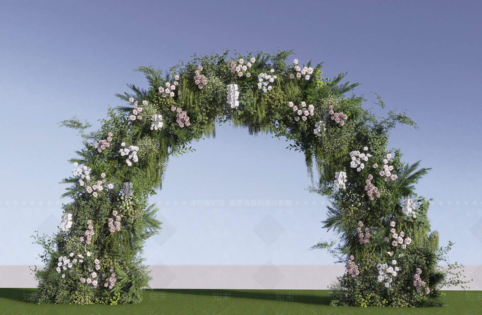 植物组合SU模型下载【ID:1199767721】