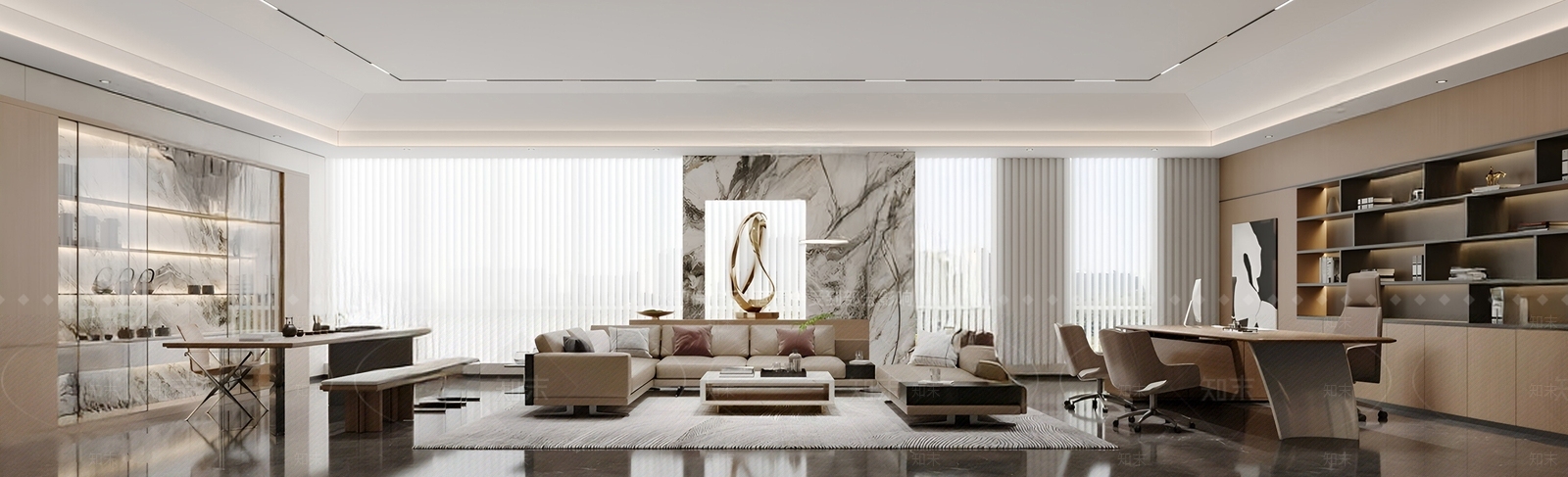 意式经理办公室SU模型下载【ID:1199279689】