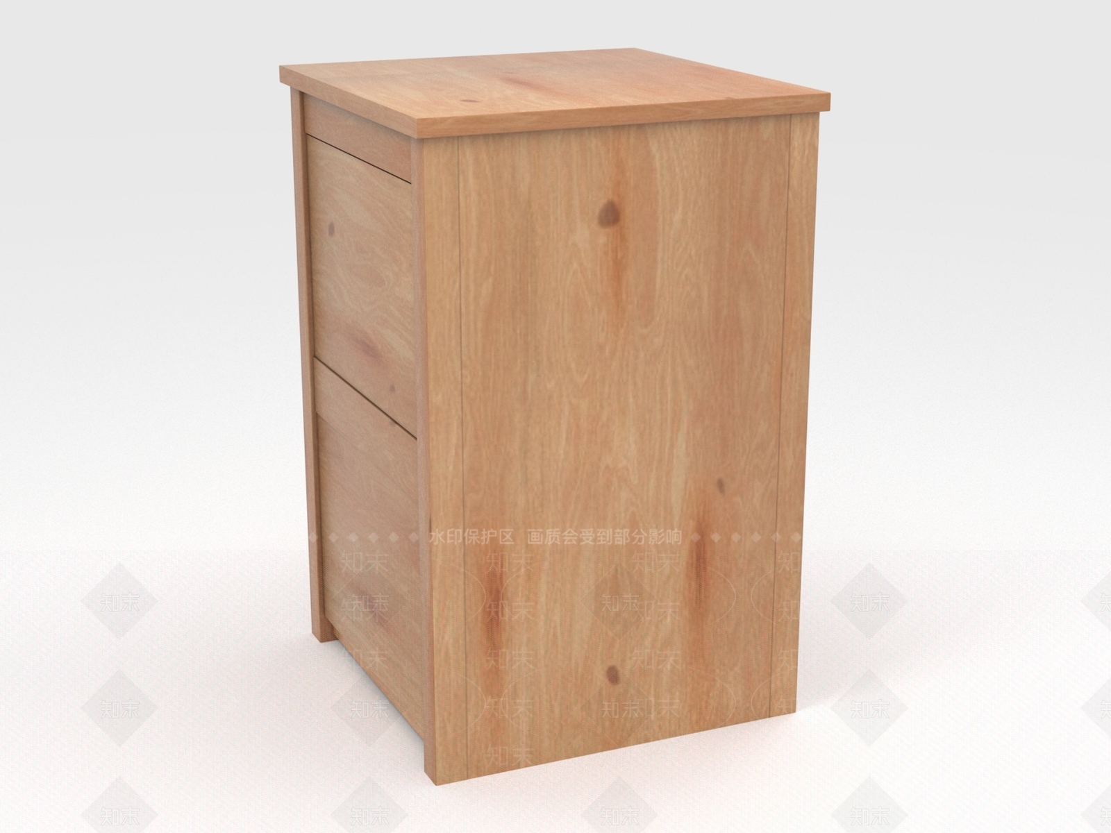 现代床头柜3D模型下载【ID:1199281618】