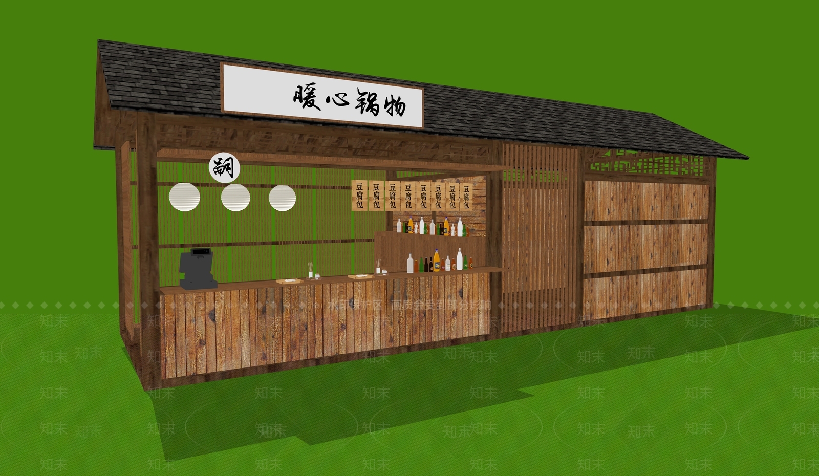 餐车SU模型下载【ID:1199282520】