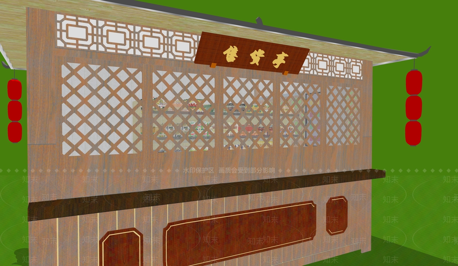 餐车SU模型下载【ID:1199282637】