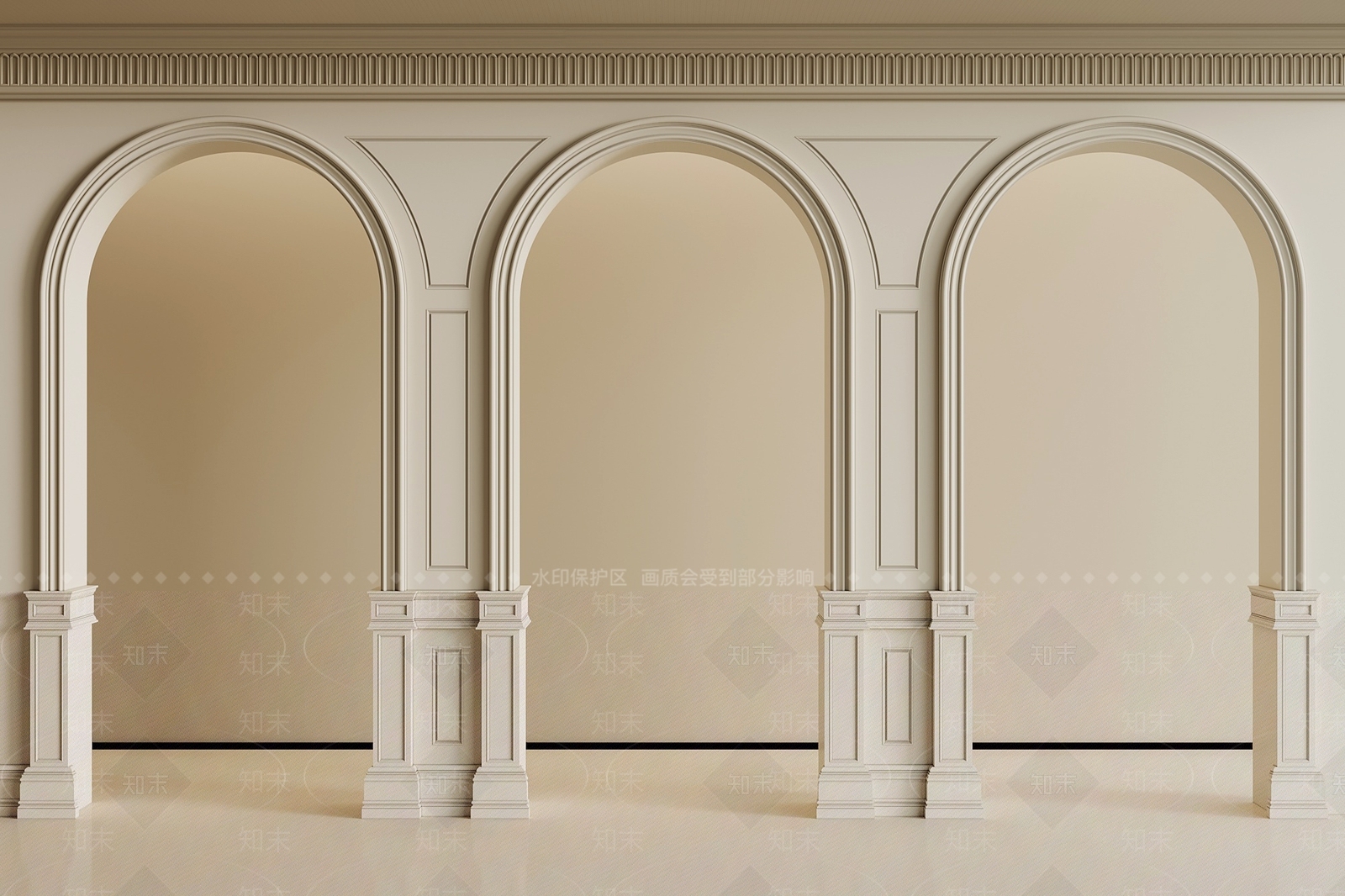 法式门套3D模型下载【ID:1199284872】