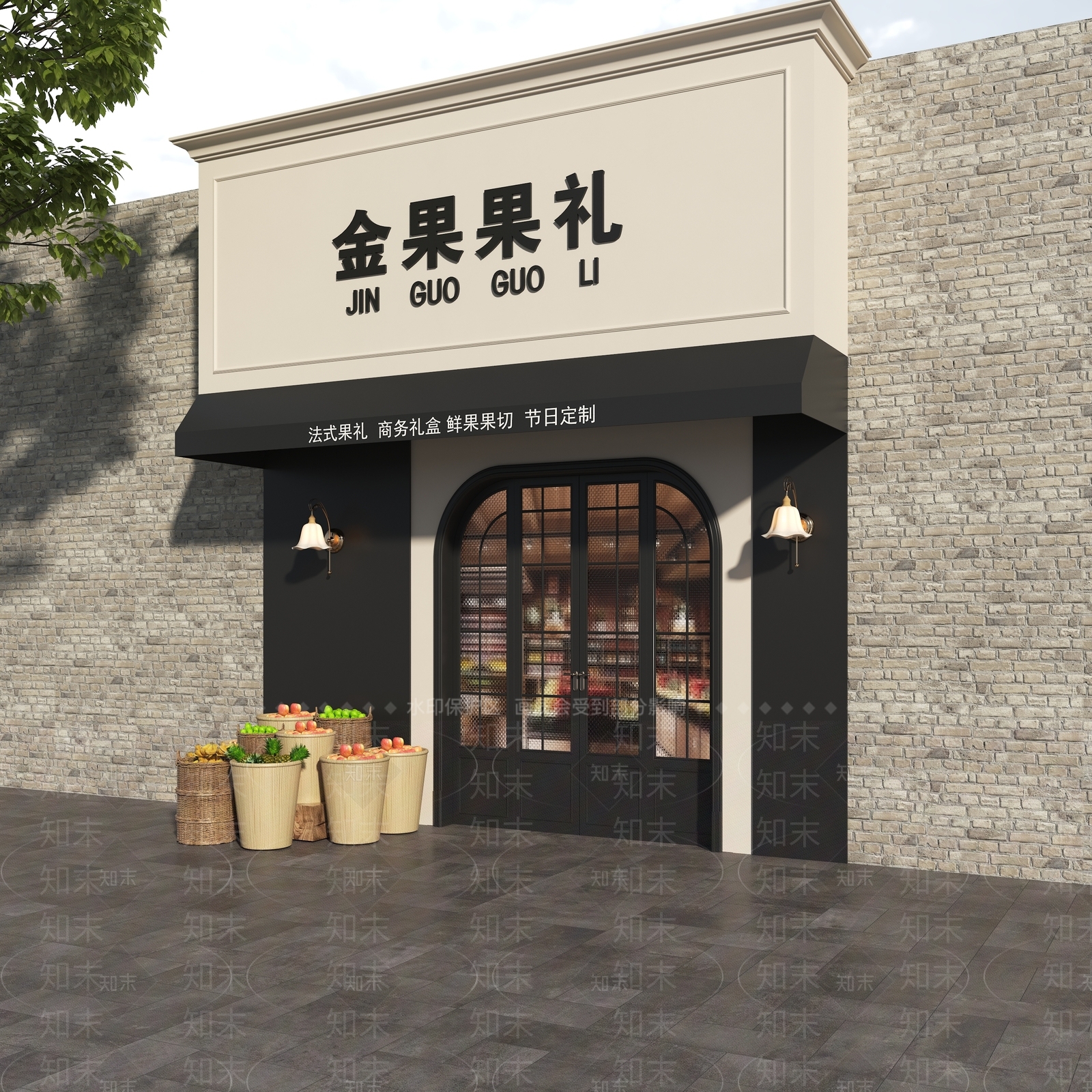法式门头SU模型下载【ID:1199290355】