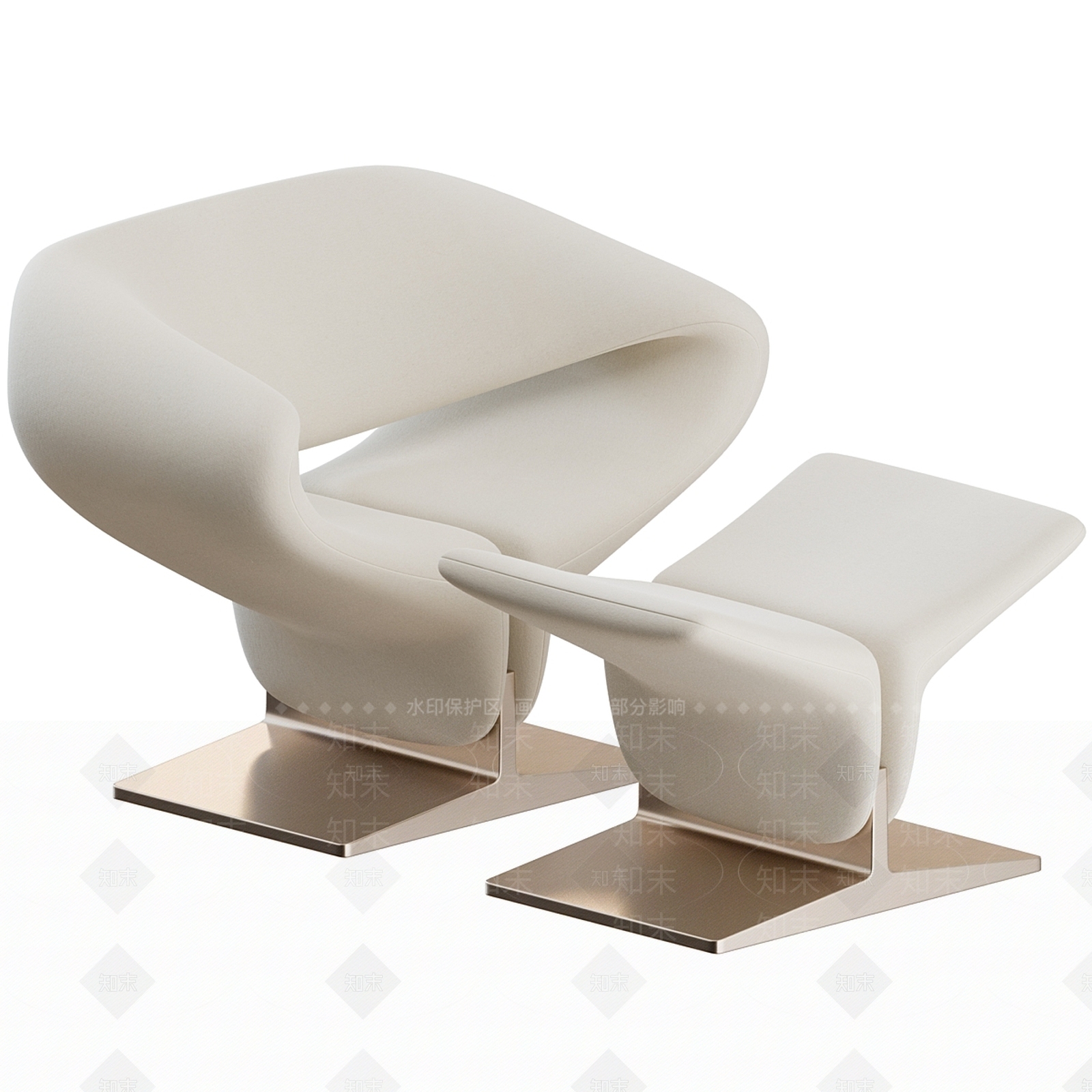 休闲椅3D模型下载【ID:1199291971】