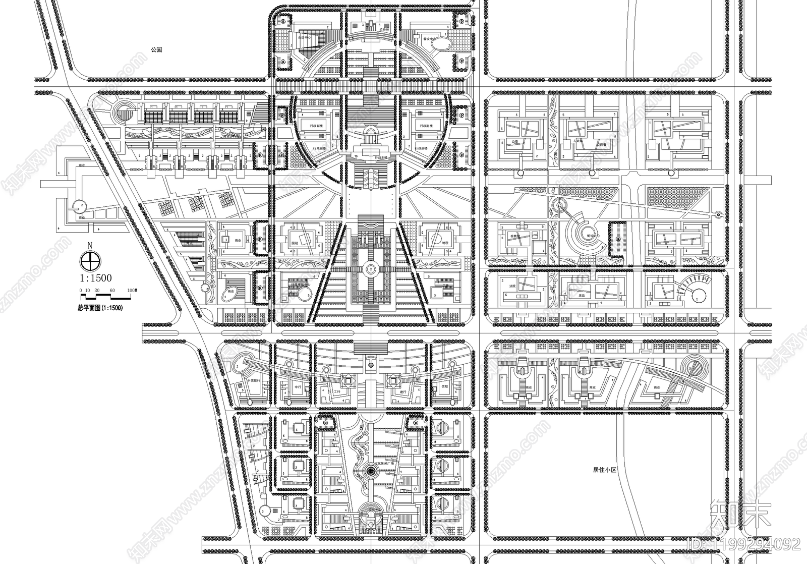 城市规划施工图下载【ID:1199294092】