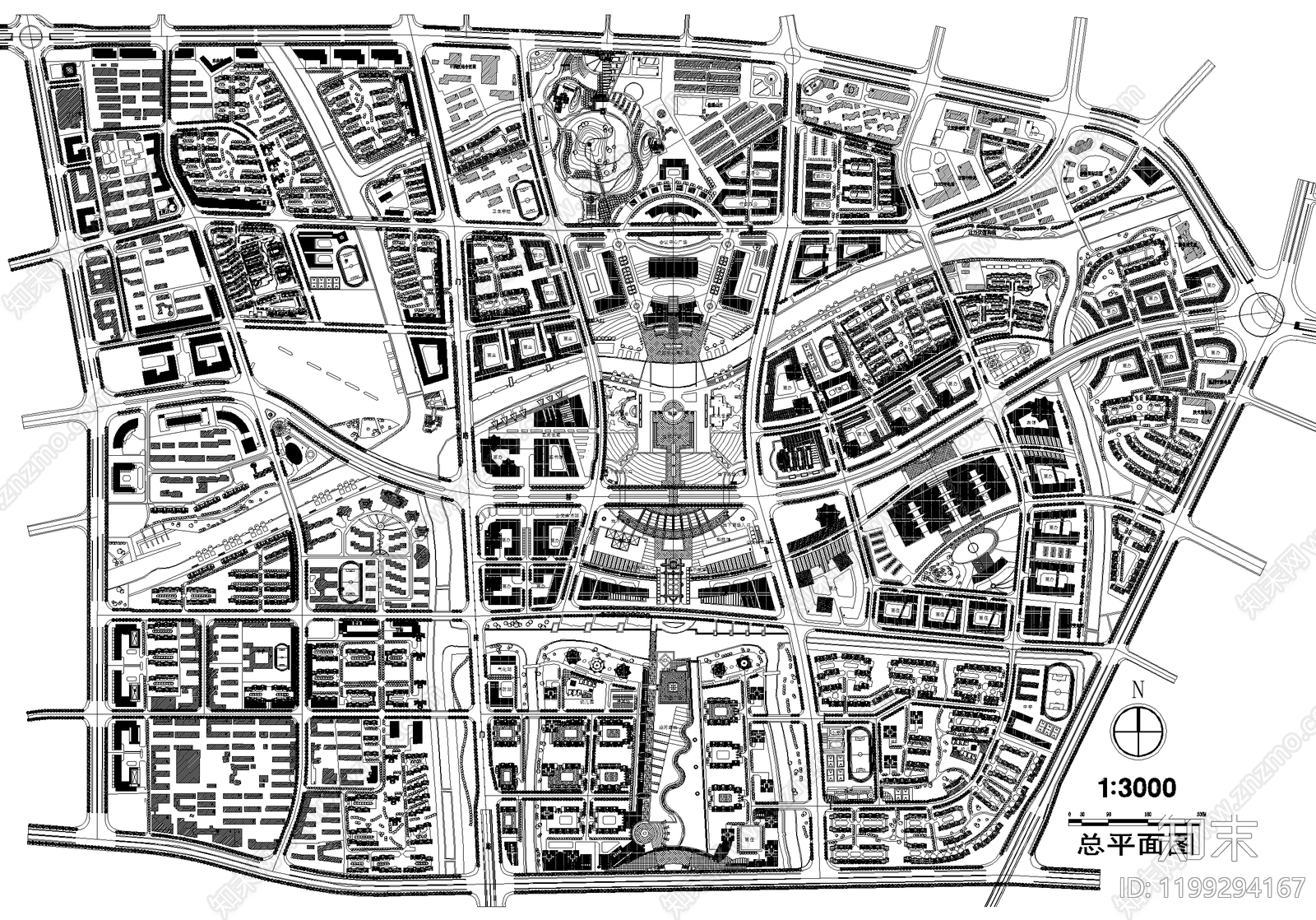 城市规划施工图下载【ID:1199294167】