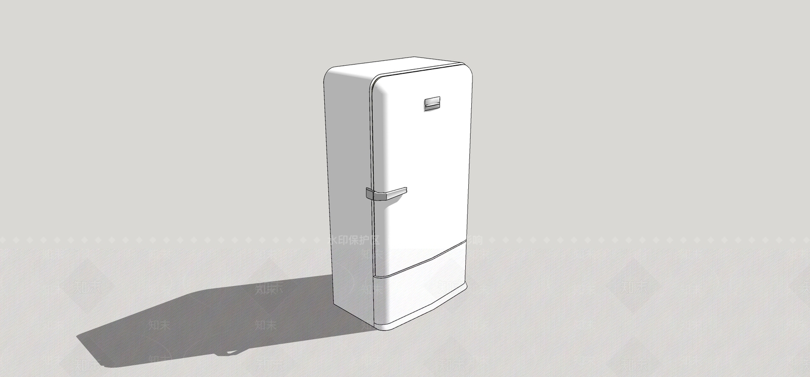 冰箱SU模型下载【ID:1199299139】