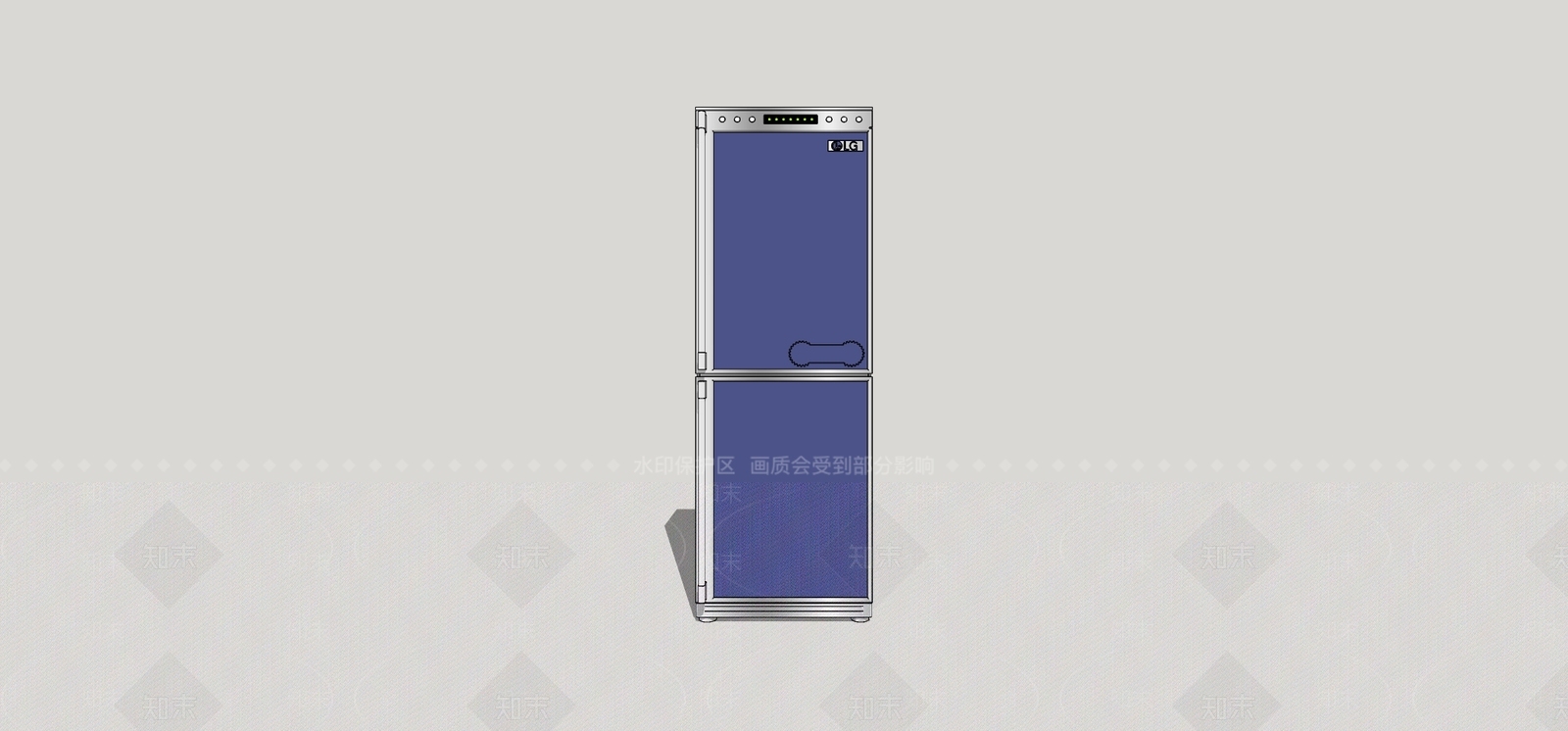 冰箱SU模型下载【ID:1199300464】