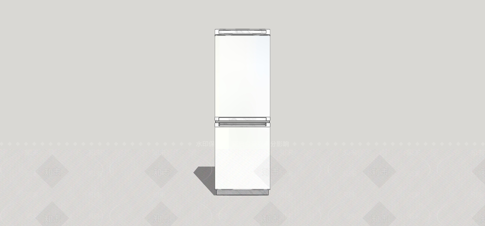 冰箱SU模型下载【ID:1199300799】