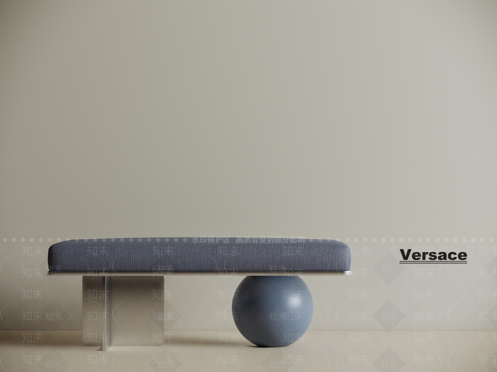 现代北欧沙发凳3D模型下载【ID:1199307712】