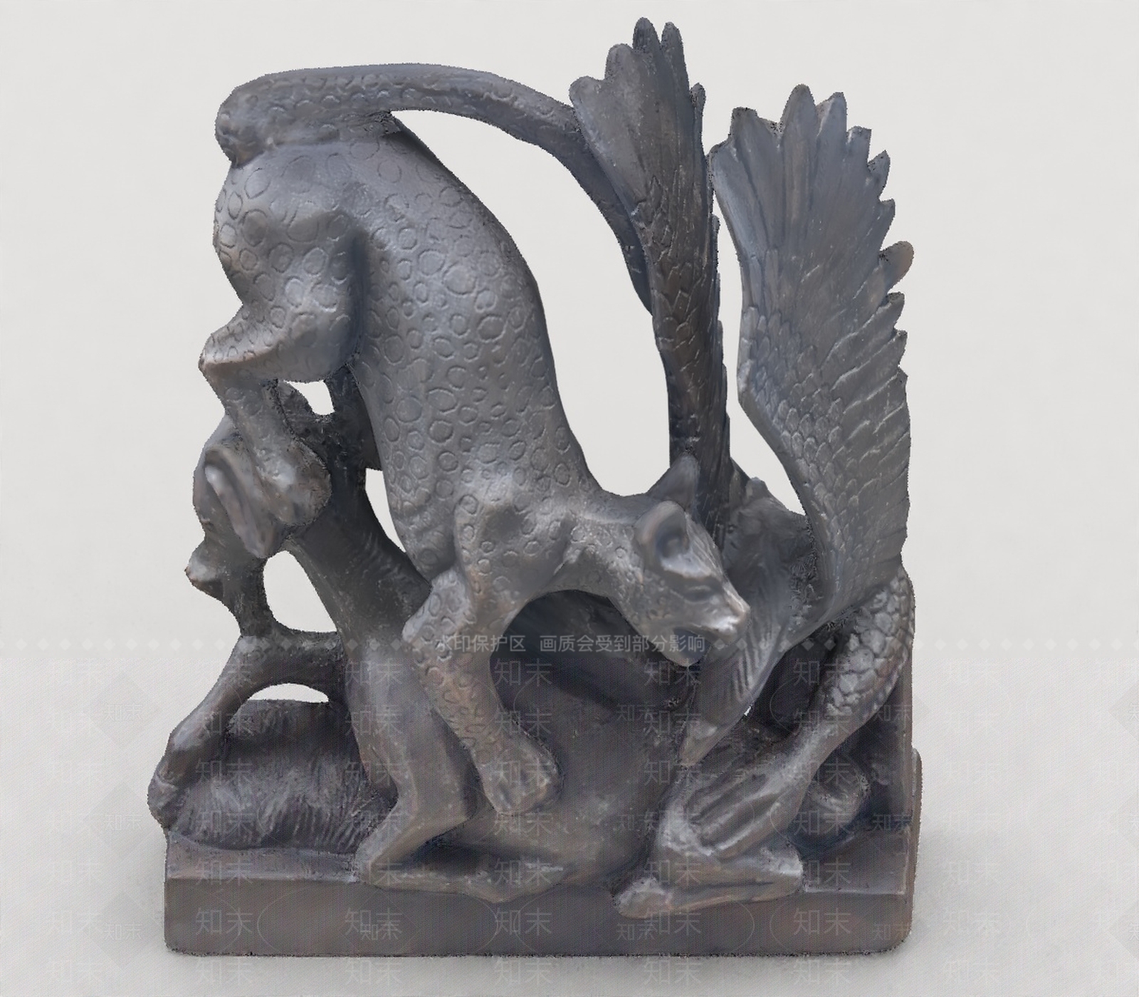 现代景观雕塑3D模型下载【ID:1199308356】