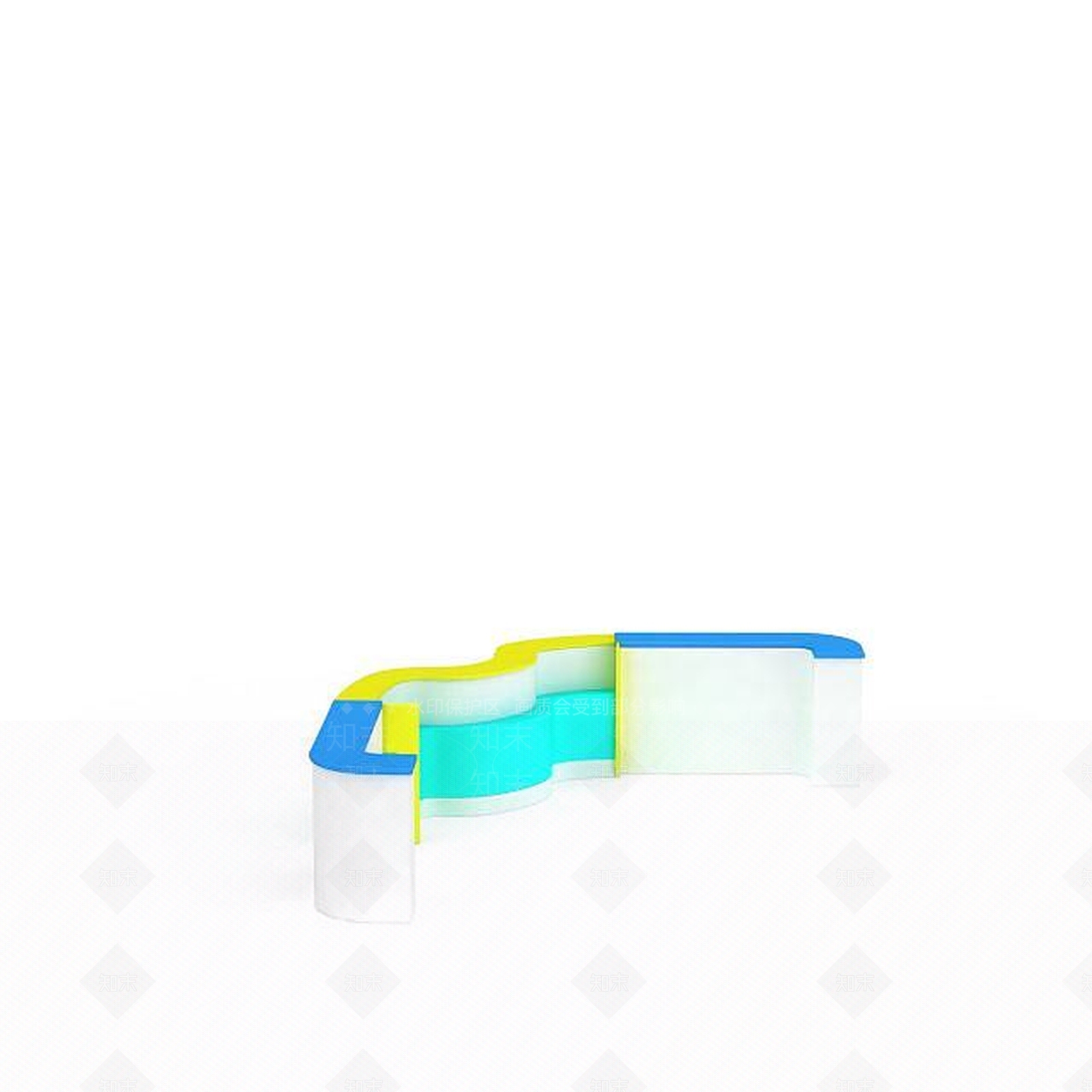 现代收银台3D模型下载【ID:1199309803】