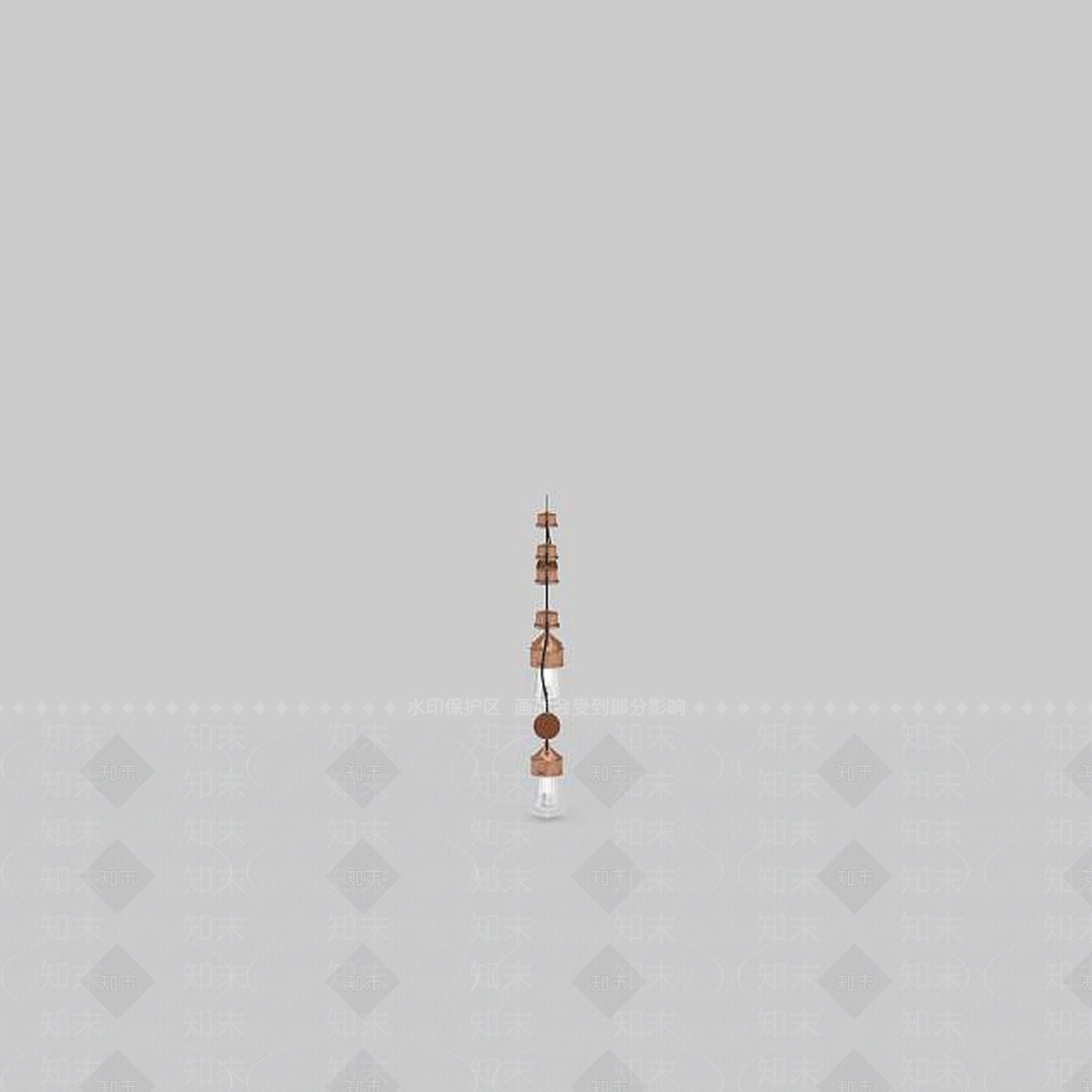 现代创意装饰吊灯3D模型下载【ID:1199310638】