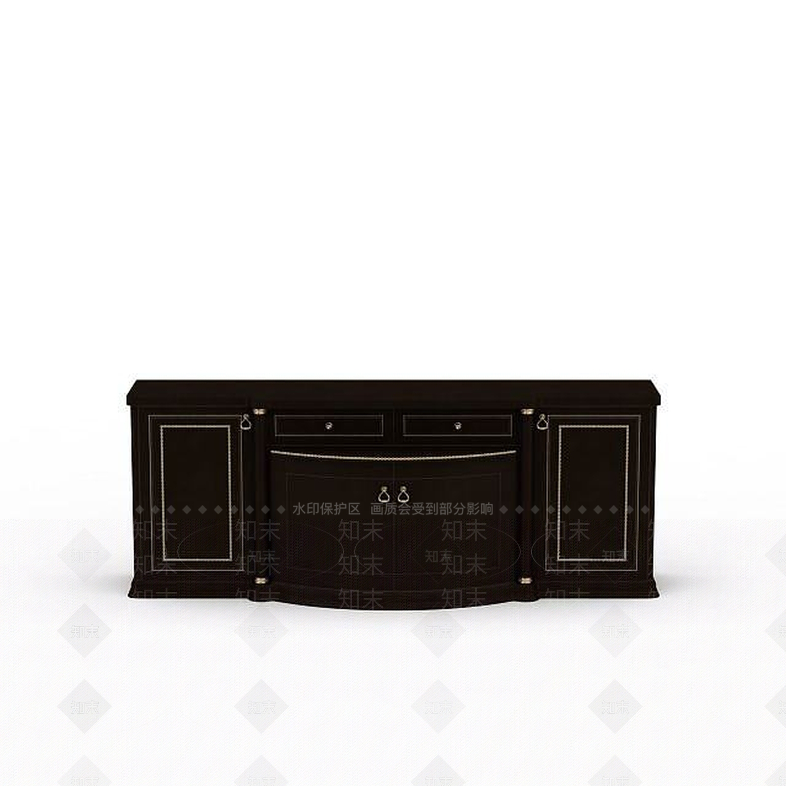 现代实木柜子3D模型下载【ID:1199311280】