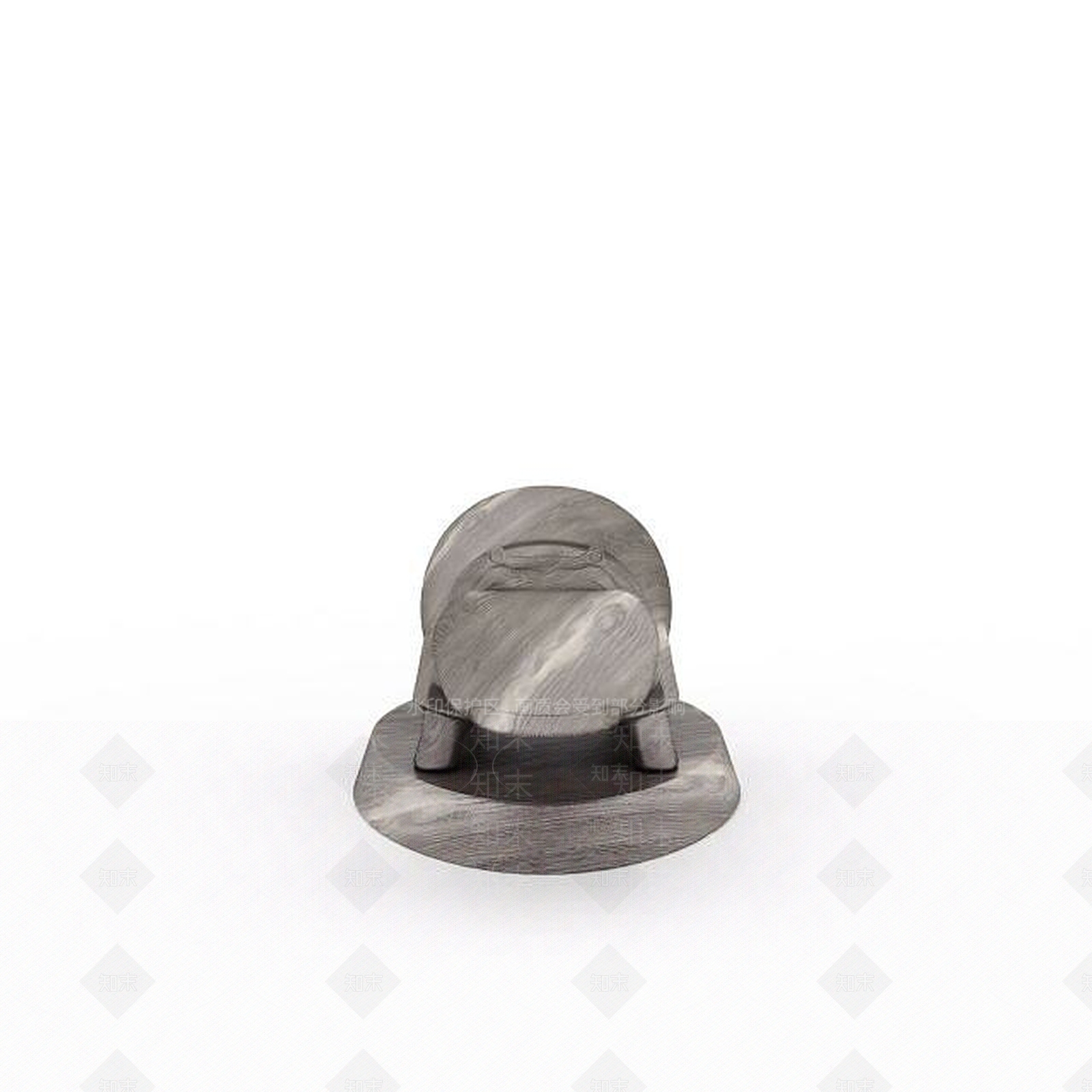 现代木质雕像摆件3D模型下载【ID:1199314875】