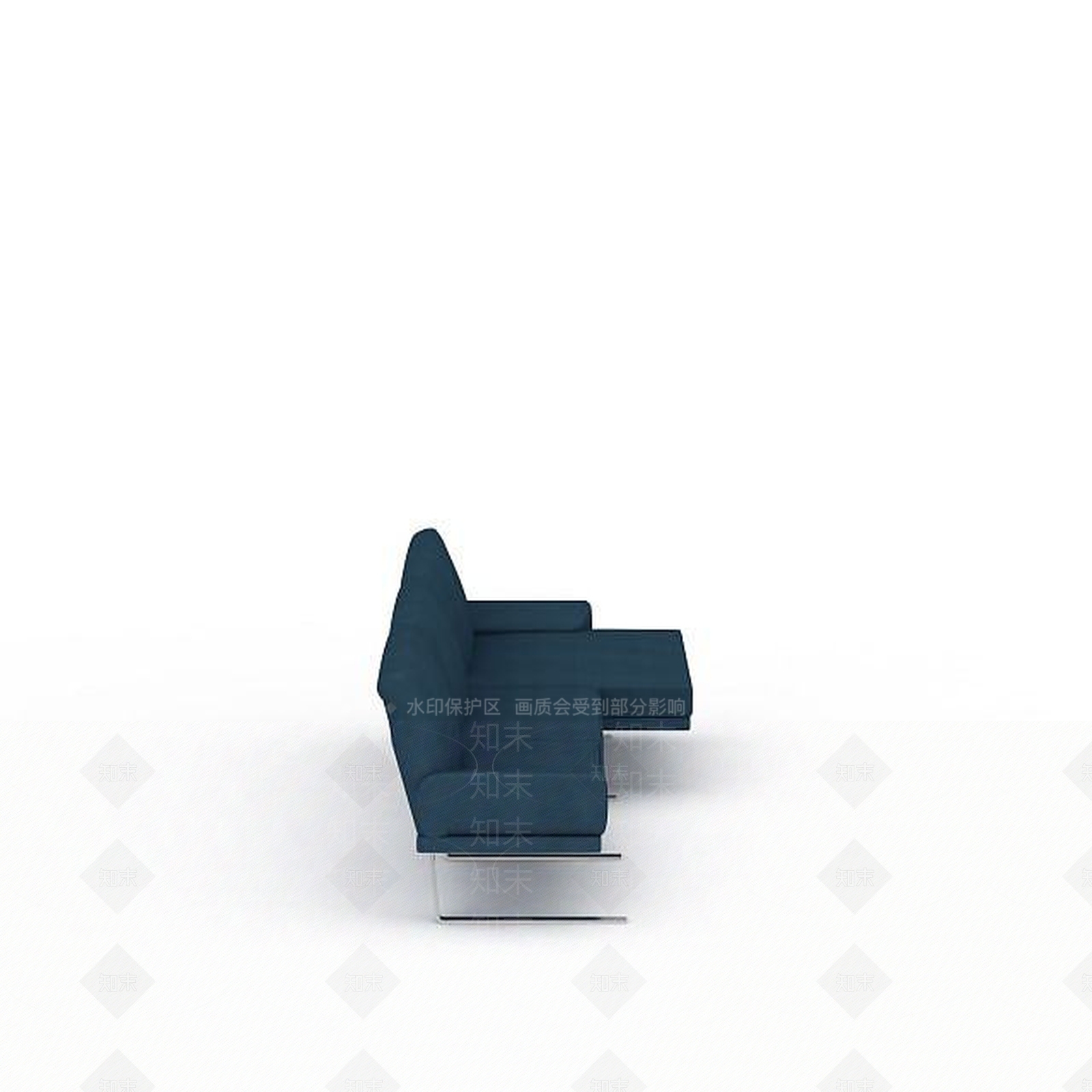 现代布艺沙发3D模型下载【ID:1199316195】