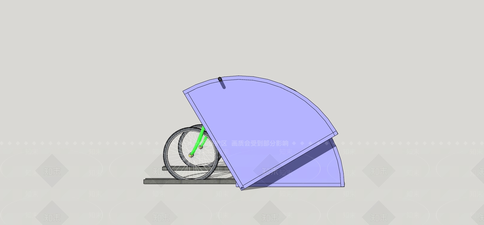 现代停车场SU模型下载【ID:1199316367】