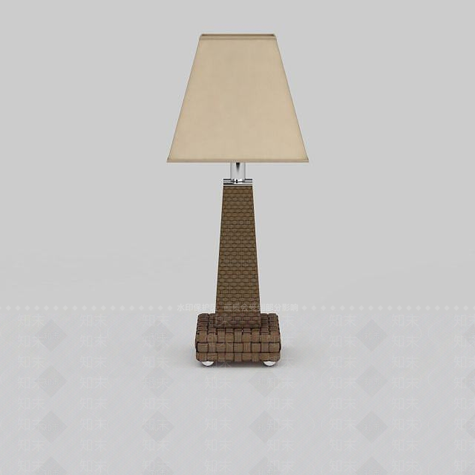 中式台灯3D模型下载【ID:1199321907】