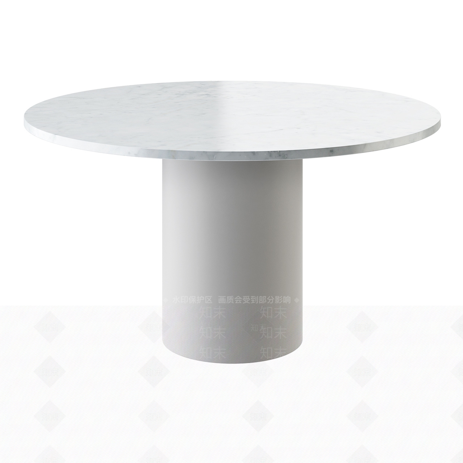 极简北欧餐桌3D模型下载【ID:1199329397】