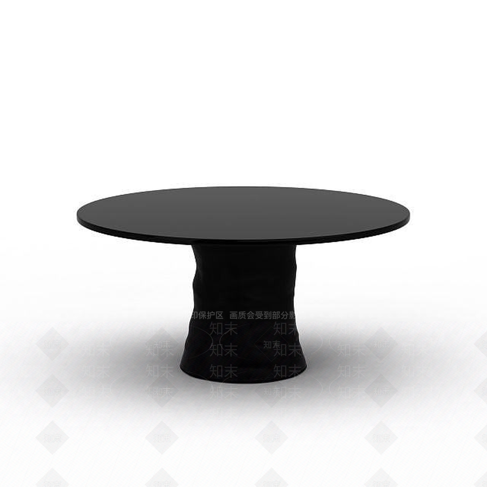 现代圆形餐桌3D模型下载【ID:1199331600】