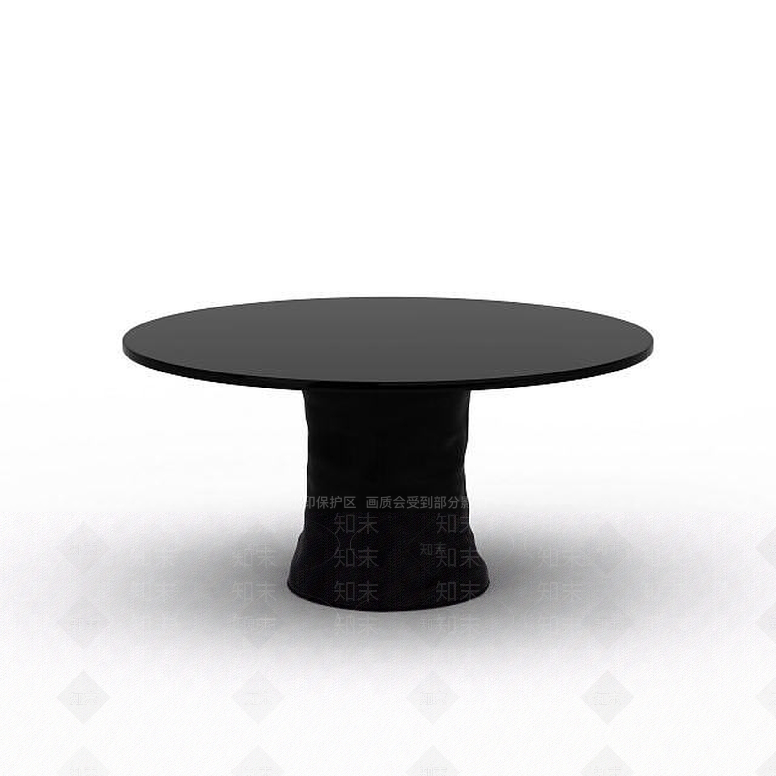 现代圆形餐桌3D模型下载【ID:1199331600】