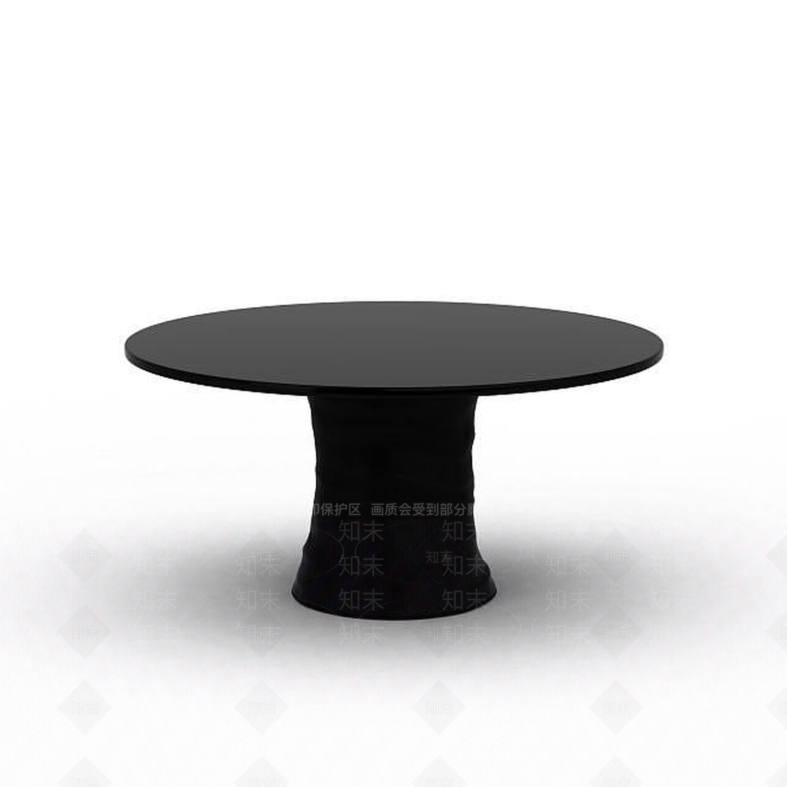现代圆形餐桌3D模型下载【ID:1199331600】