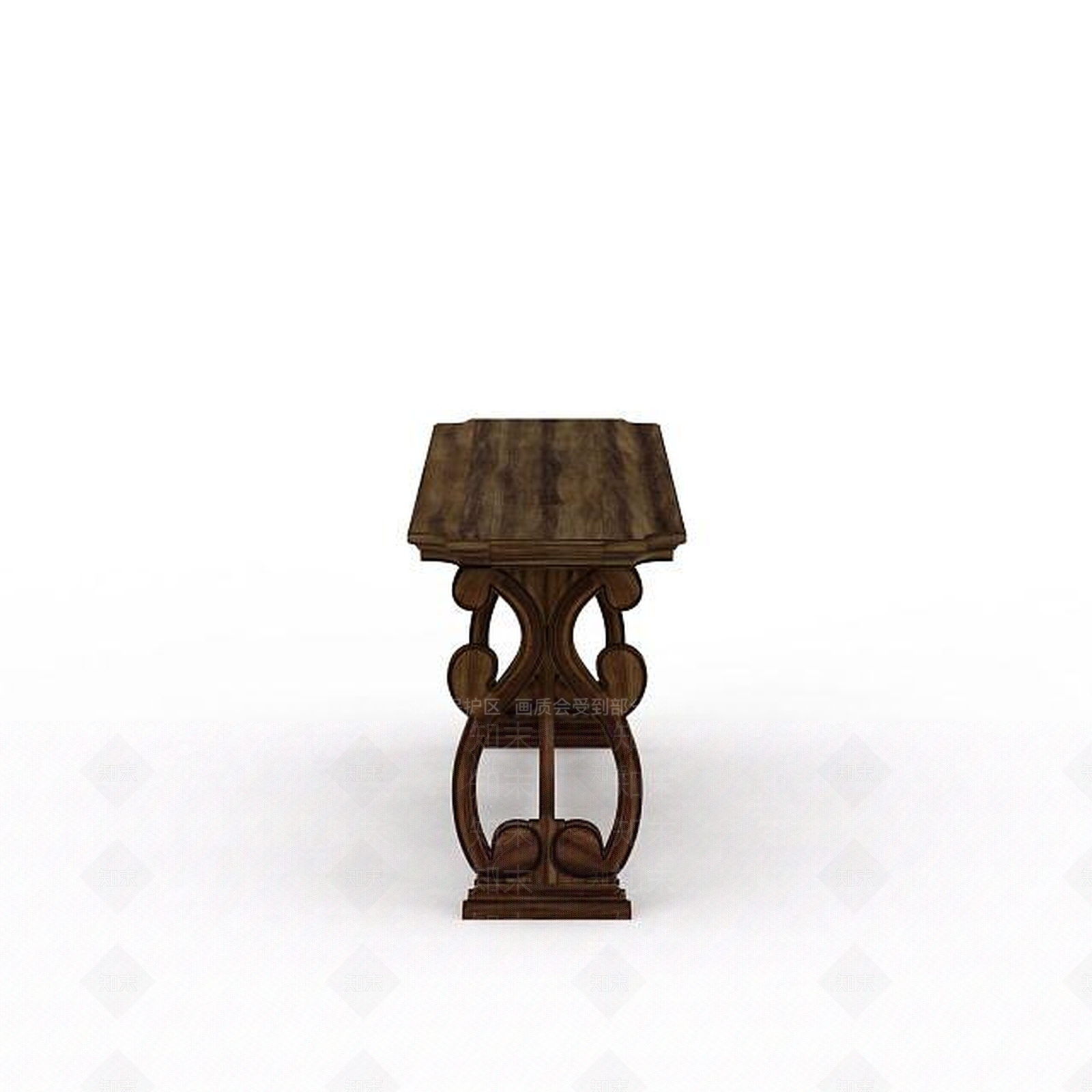 现代客厅边桌3D模型下载【ID:1199331990】