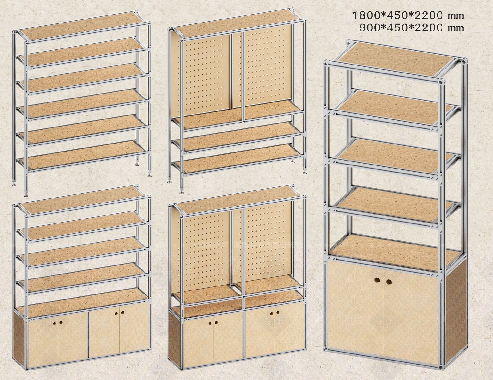 货架SU模型下载【ID:1199332253】