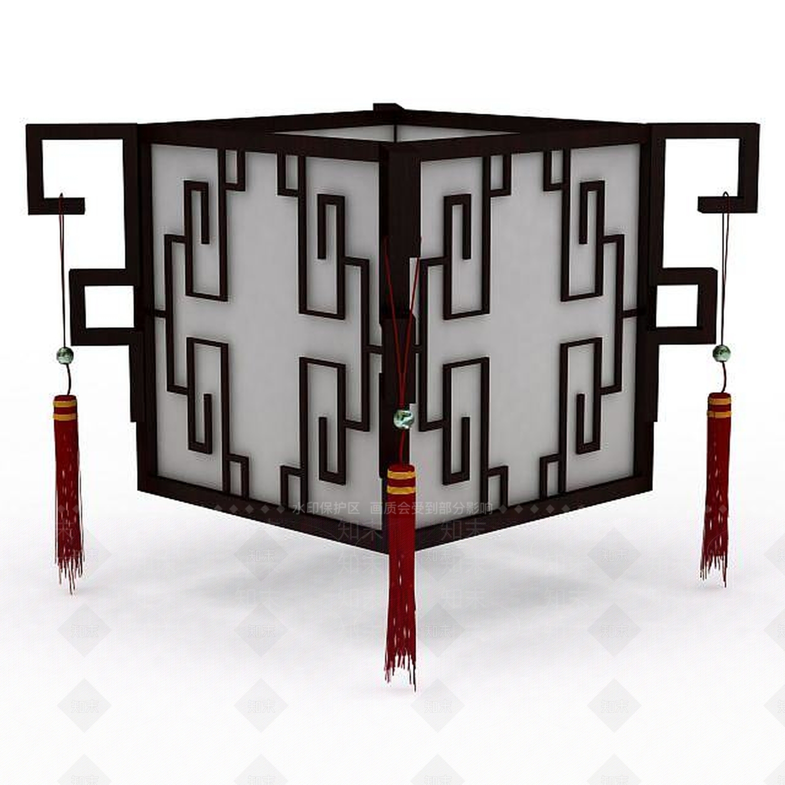 中式灯3D模型下载【ID:1199331908】