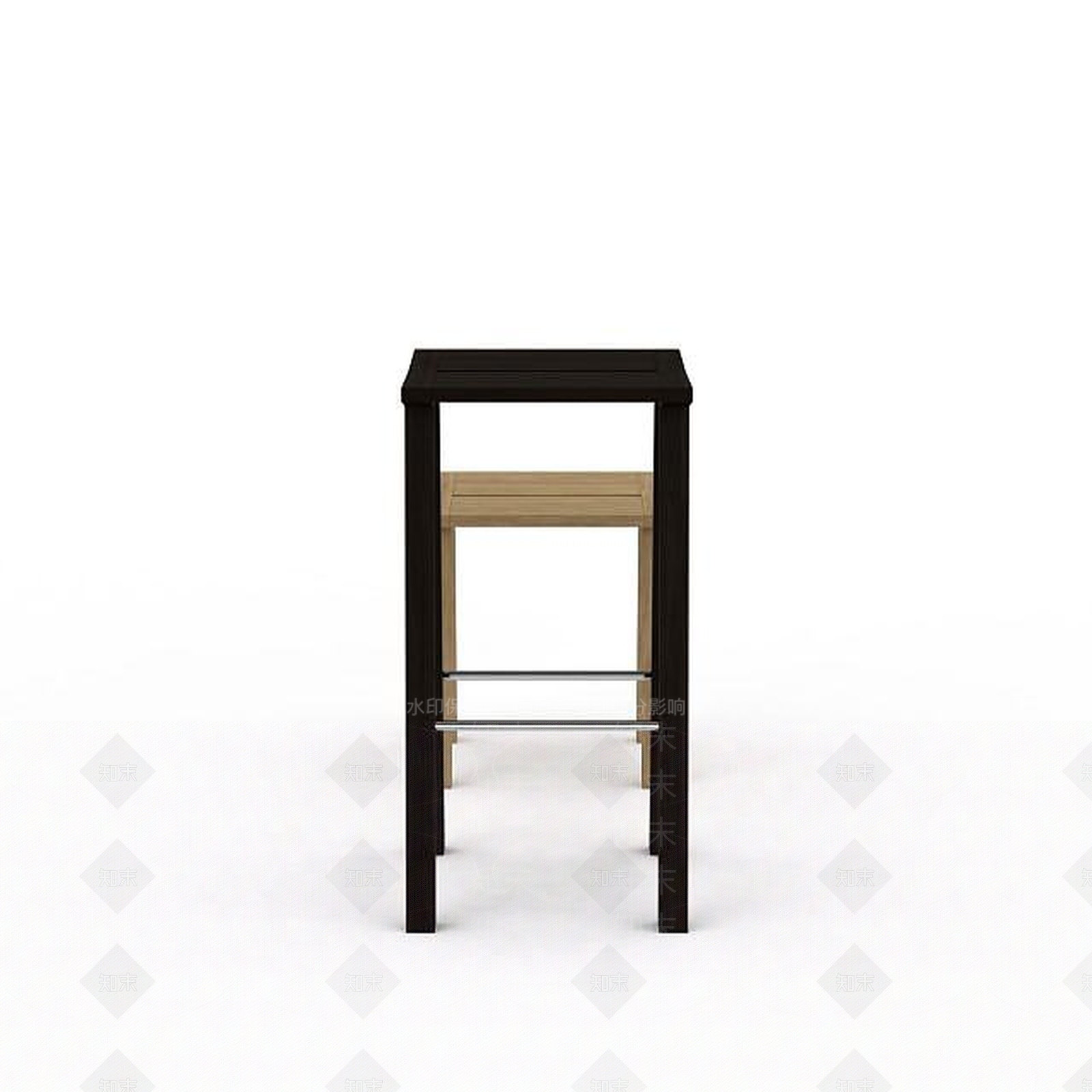 现代长腿凳子3D模型下载【ID:1199333484】