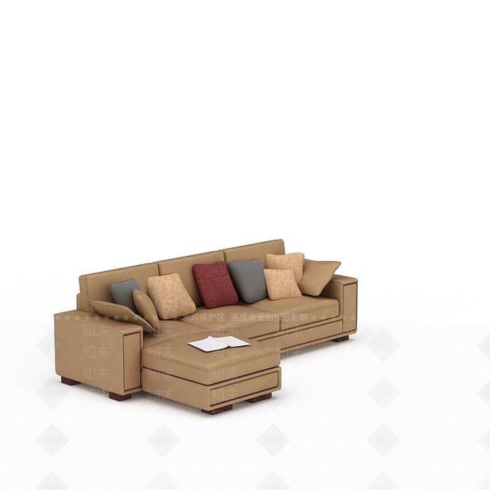 现代休闲沙发3D模型下载【ID:1199334048】