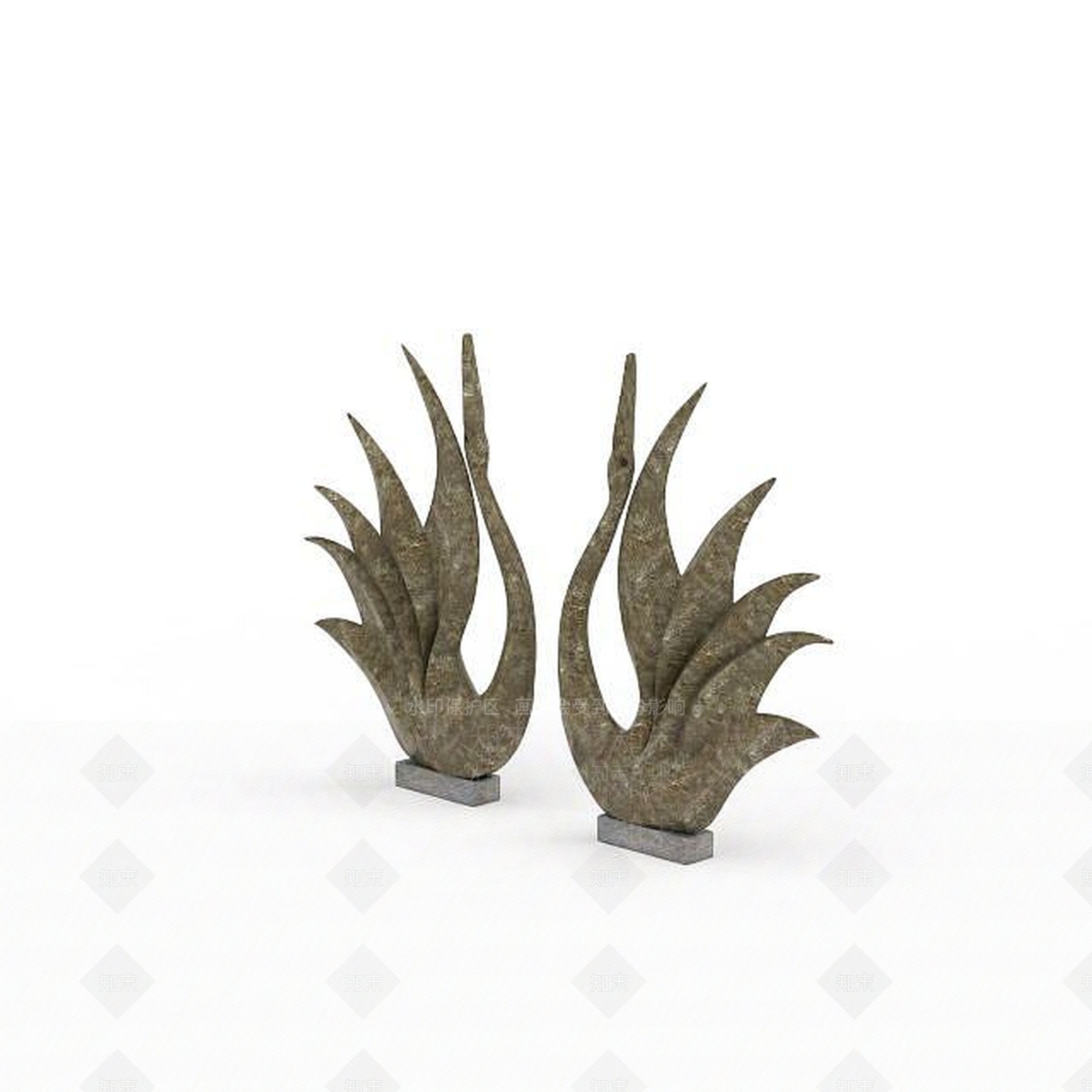 现代创意装饰品3D模型下载【ID:1199334563】