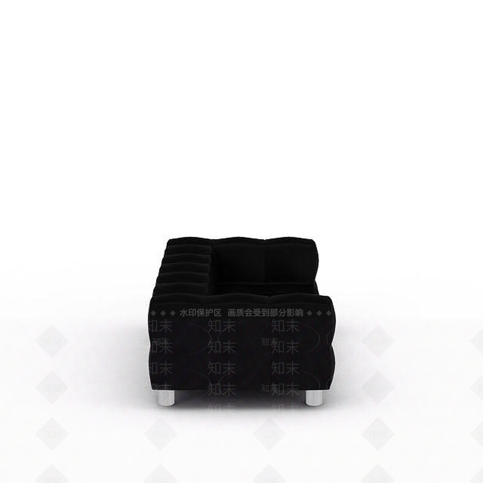现代扶手沙发3D模型下载【ID:1199335357】