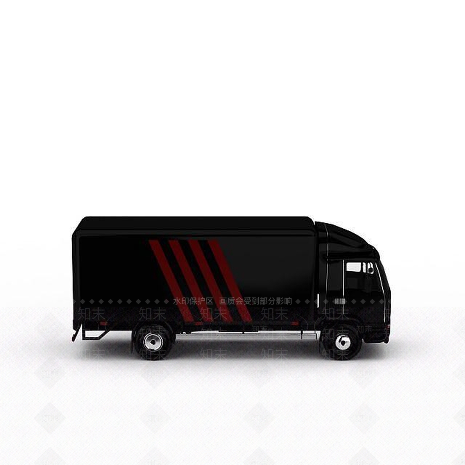 现代货运卡车3D模型下载【ID:1199335447】