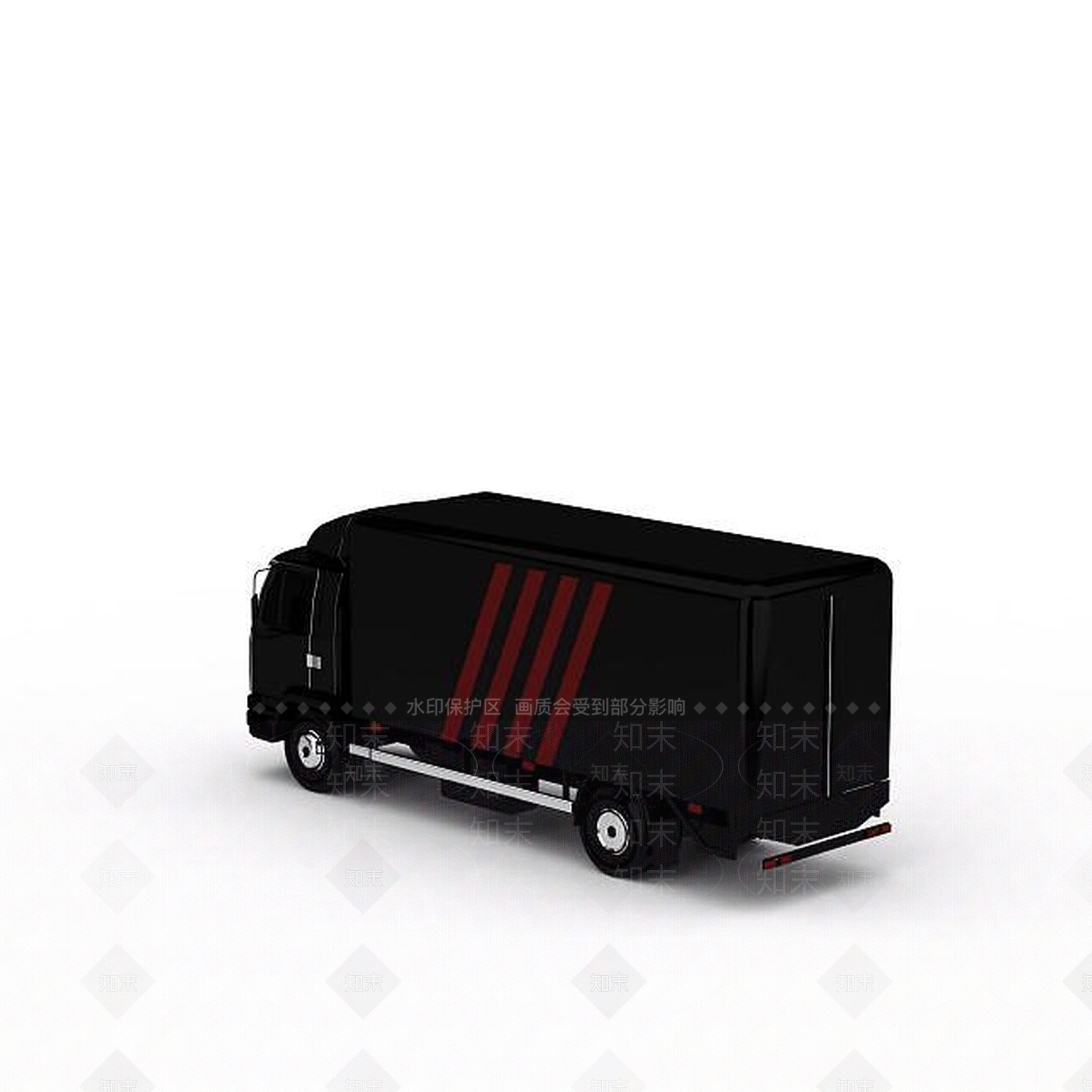 现代货运卡车3D模型下载【ID:1199335447】