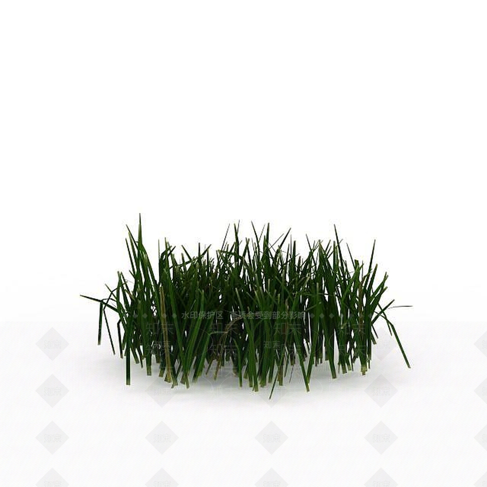 现代绿草3D模型下载【ID:1199336664】